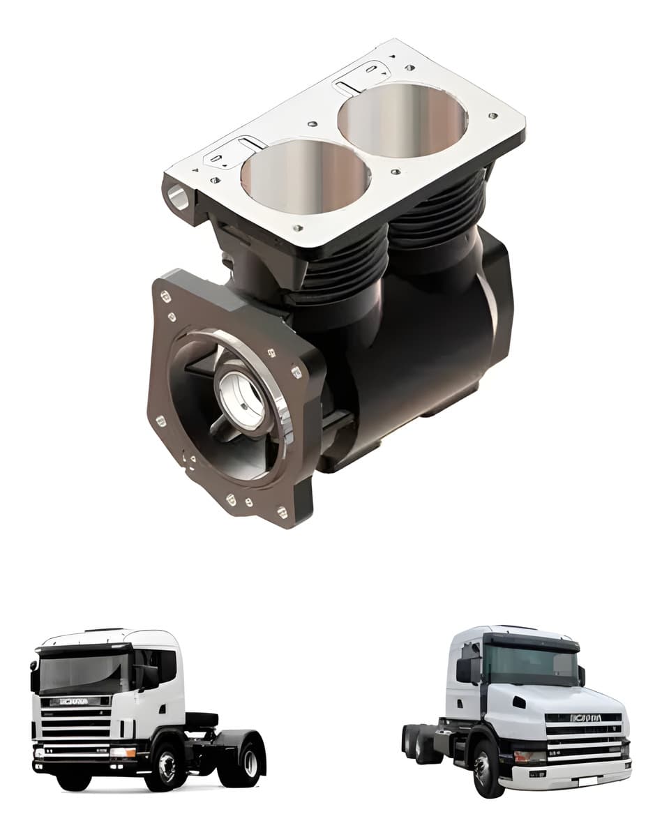 BLOCO COMPRESSOR SCANIA DUPLO CIL. 88MM - KGM2038
