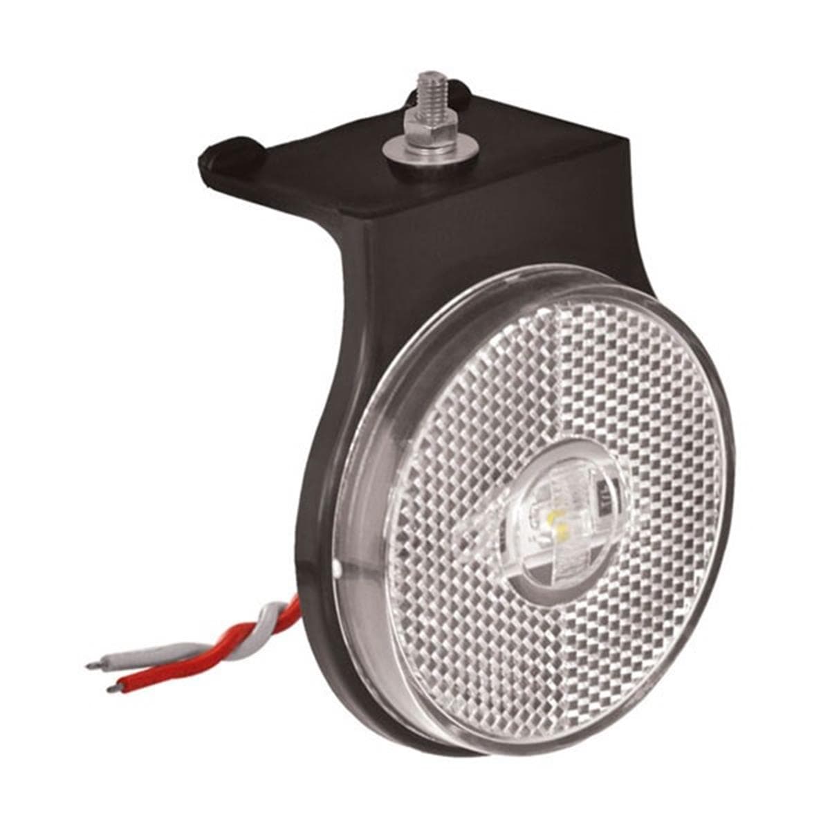 LANTERNA 1 LED DE POSICAO 66 MM C/ CABOS E HASTE CR ACRILICO - PL05841962