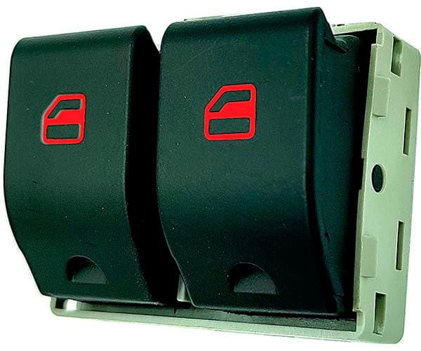 BOTAO LEVANTAR VIDRO DUPLO - 021279