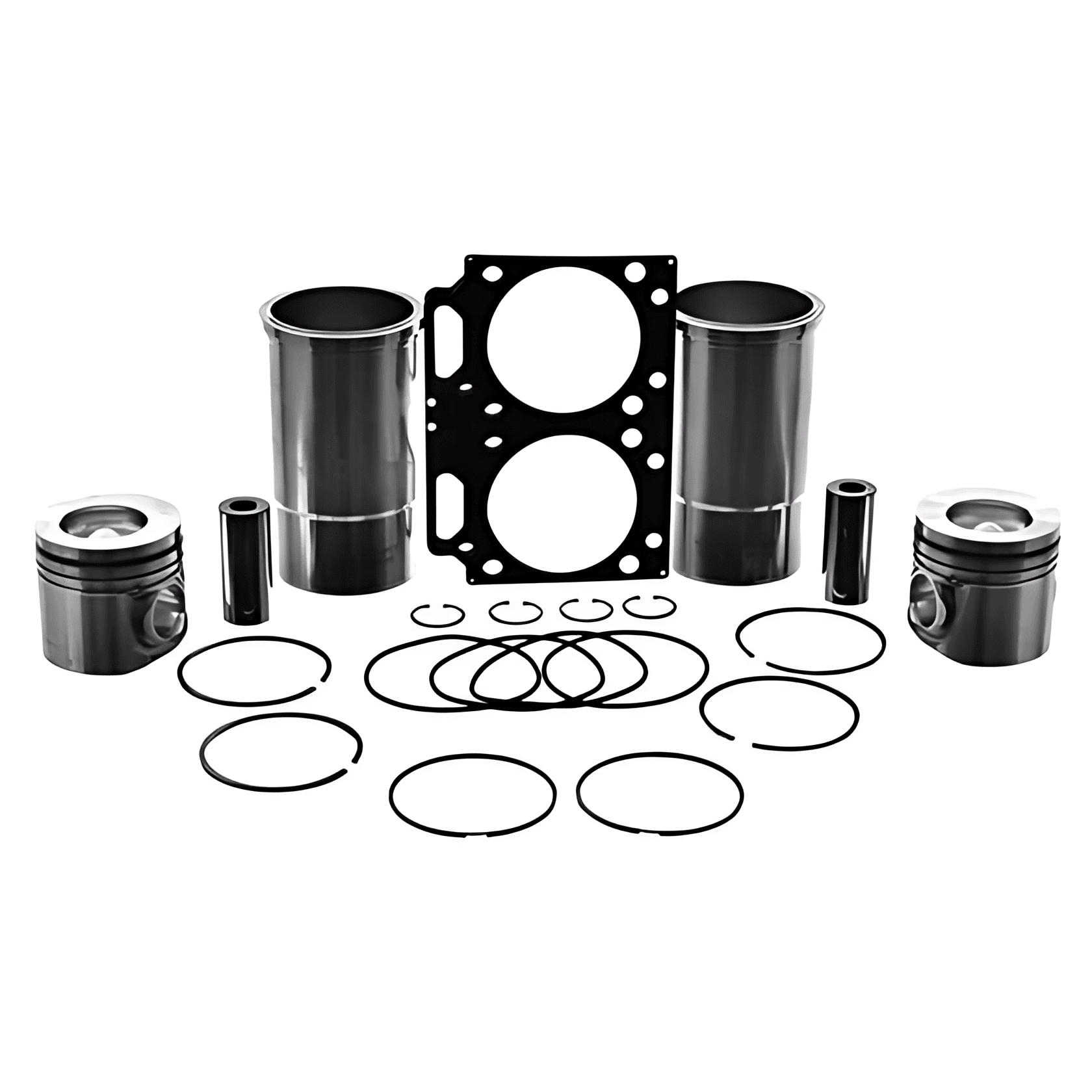 KIT PISTAO MOTOR MWM X12 EURO 3   P/ 2 CILINDROS ( GENUINO ) - 2R0198075C