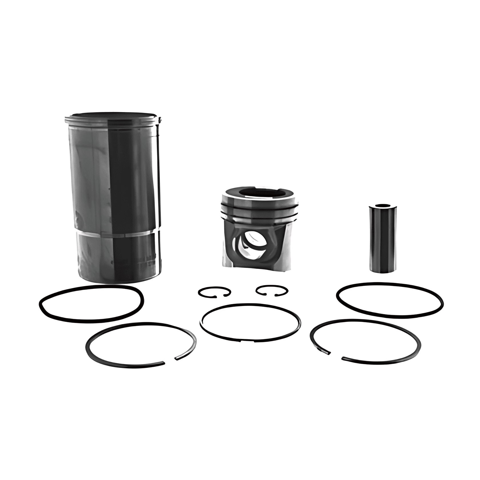 KIT PISTAO ANODIZADO MOTOR MWM X12 EURO 3     PARA 1 CILINDRO ( GENUINO ) - 2R0198075AS