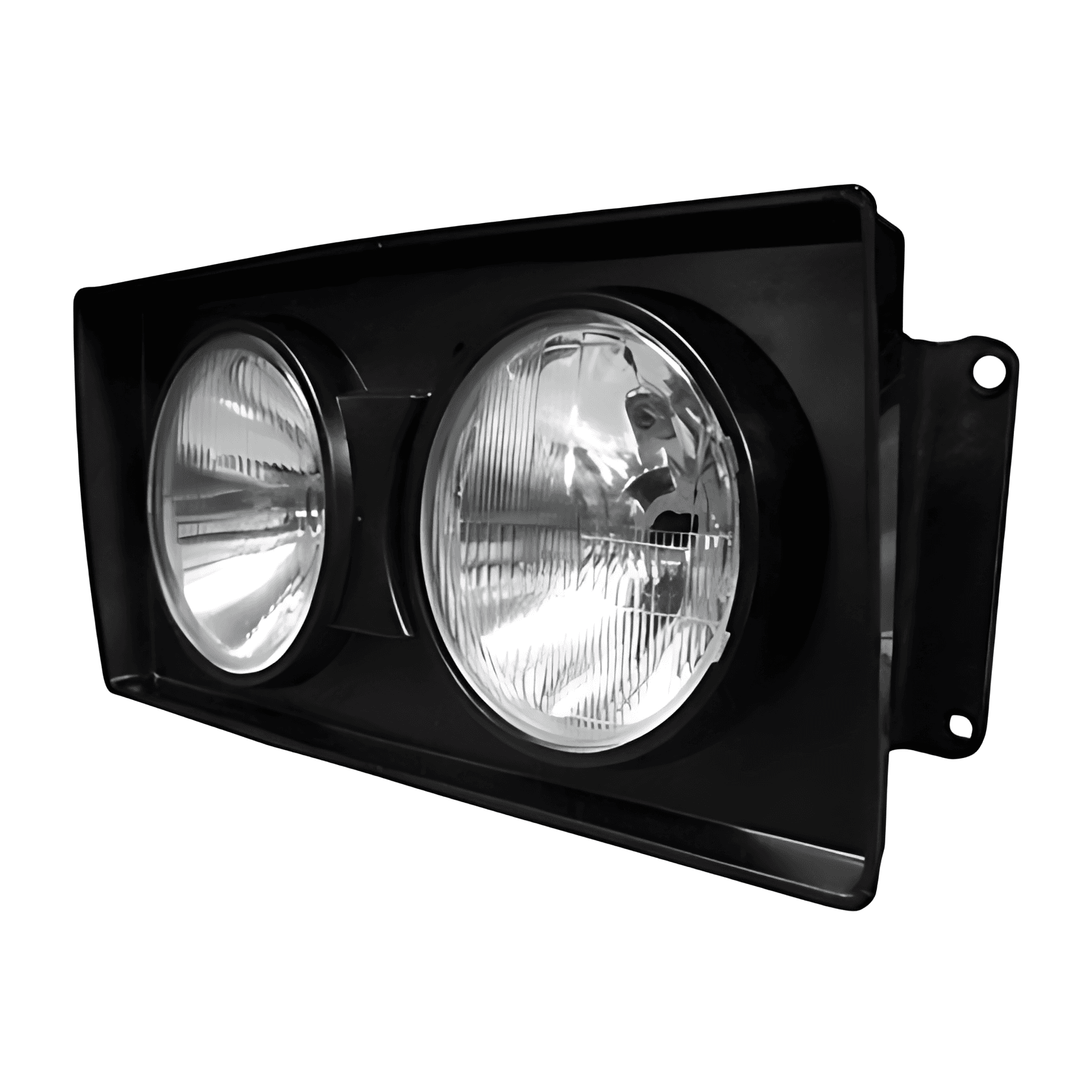 FAROL DUPLO LD WORKER SERIE 2000 ( MOLDURA PRETA ) - 2S0941008B