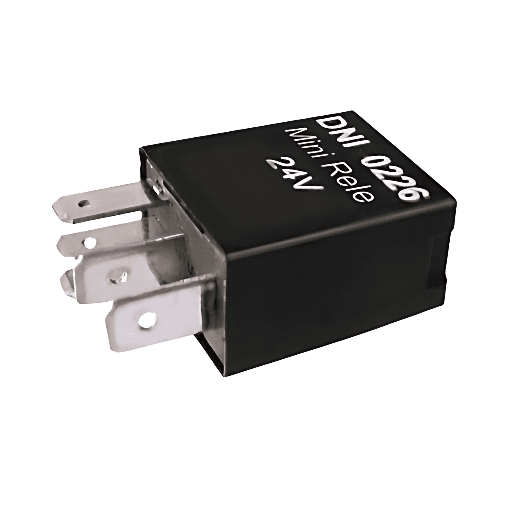 RELE AUXILIAR MINI 24V 5 TERMINAIS PRETO 30/20A - 3845427119