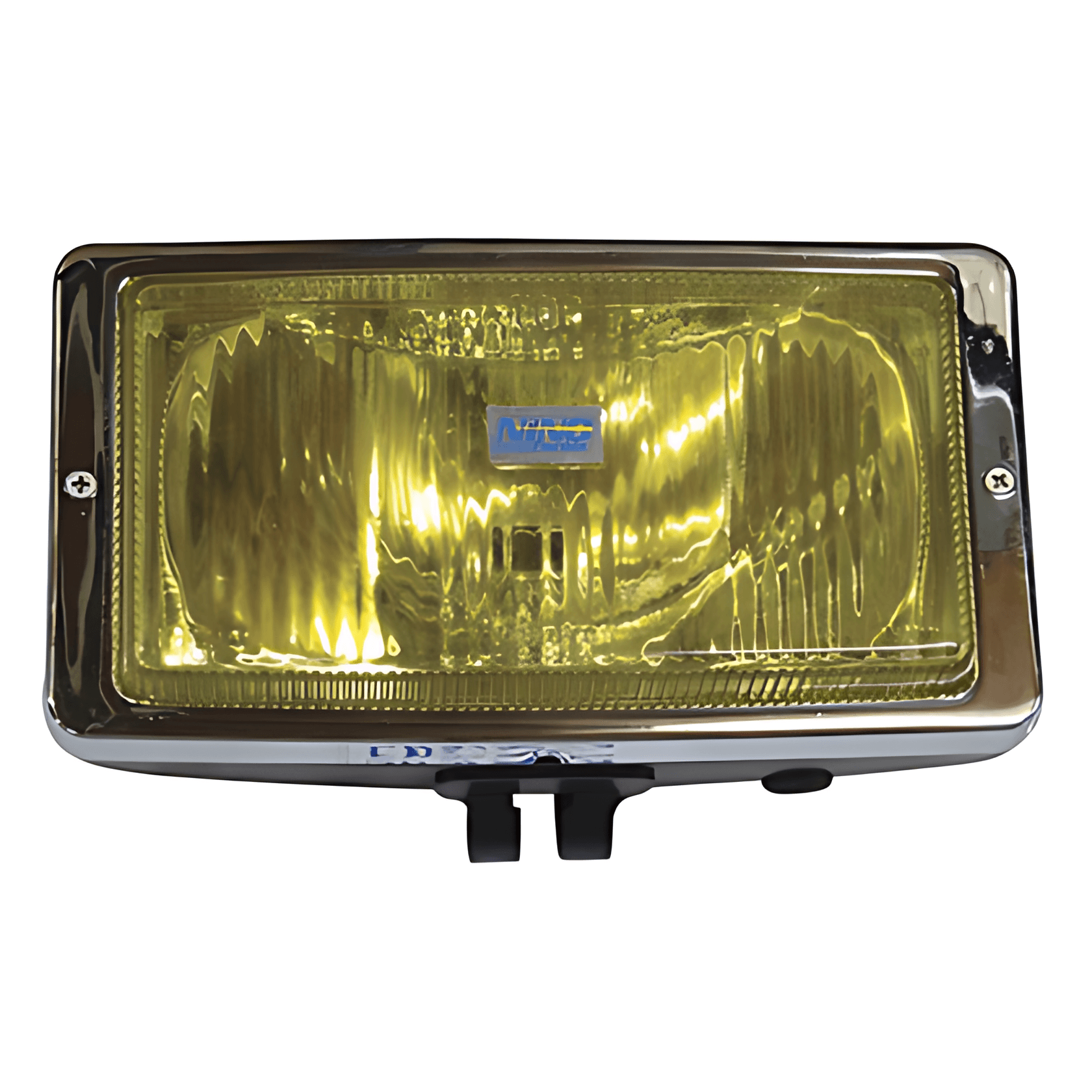FAROL MILHA H3 AMARELO ARO CROMADO - 583179CA