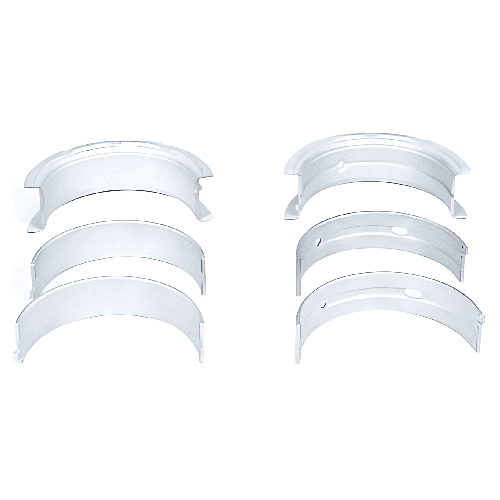 JOGO BRONZINA MANCAL MBB OM352A FLANGE +1,00 (0,50mm ) - 77594625