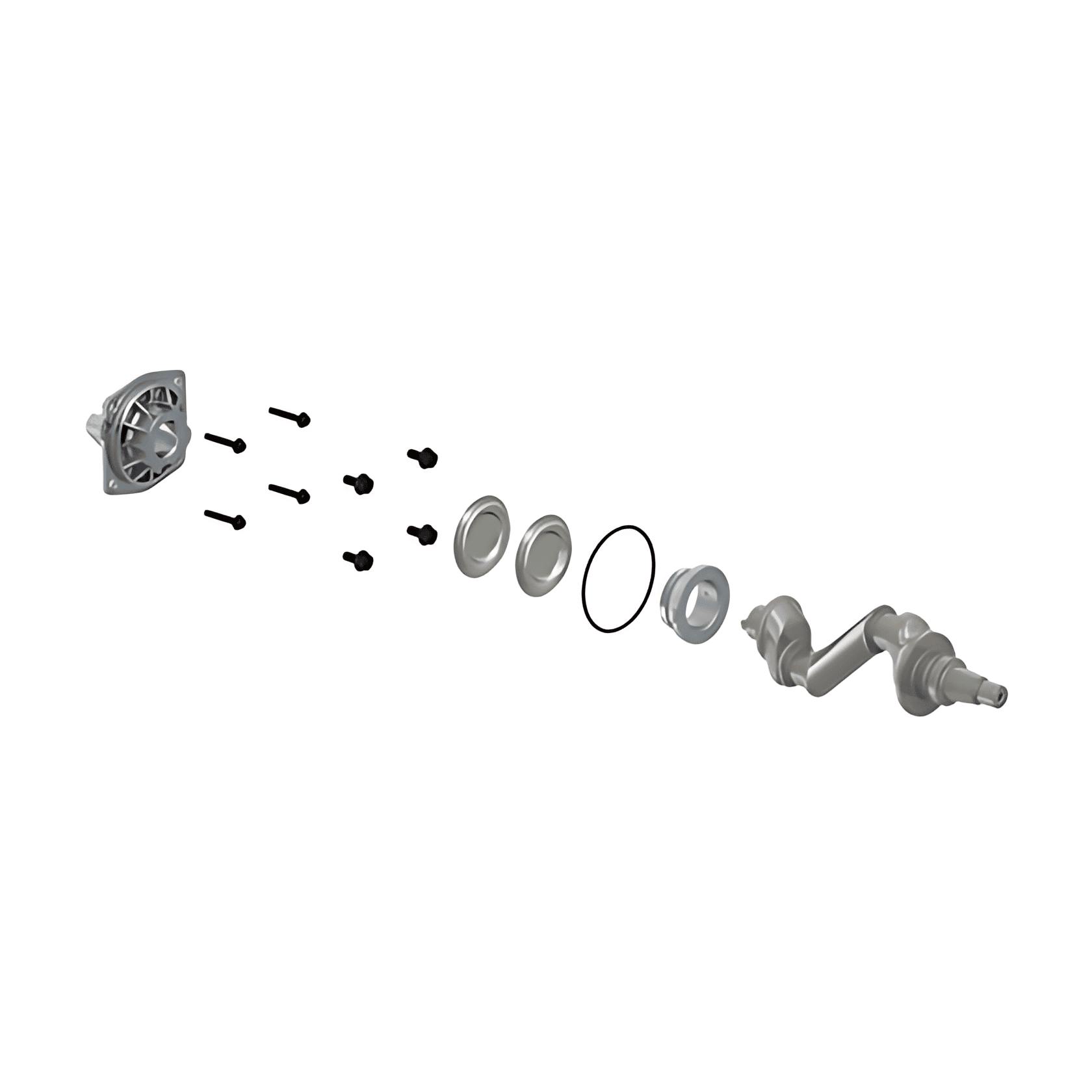 REPARO VIRABREQUIM COMPRESSOR BI CILINDRO - 9125109282