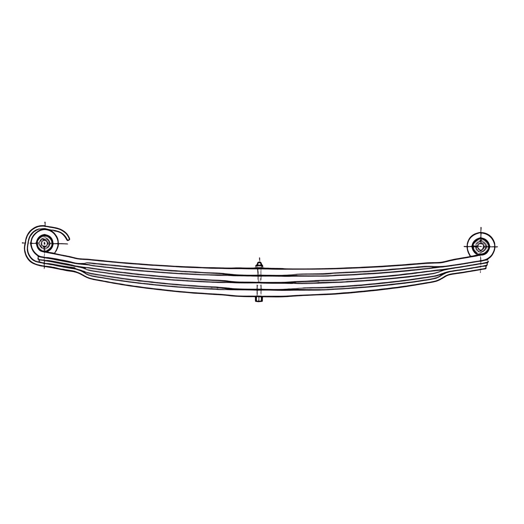 FEIXE MOLA DIANTEIRO 4 LAMINAS - JMB2374FX