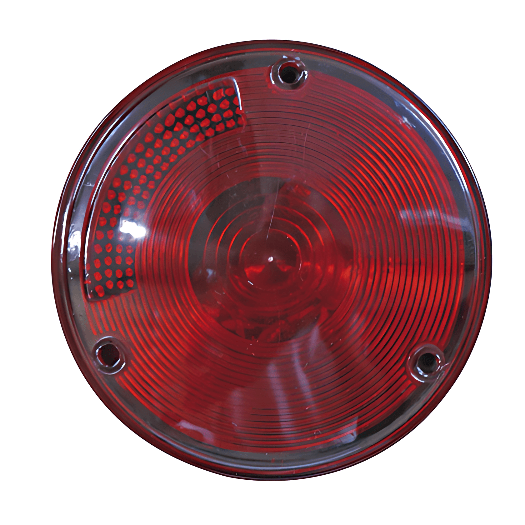 LANTERNA REDONDA VERMELHA TRASEIRA SEM VIGIA - ML0035B