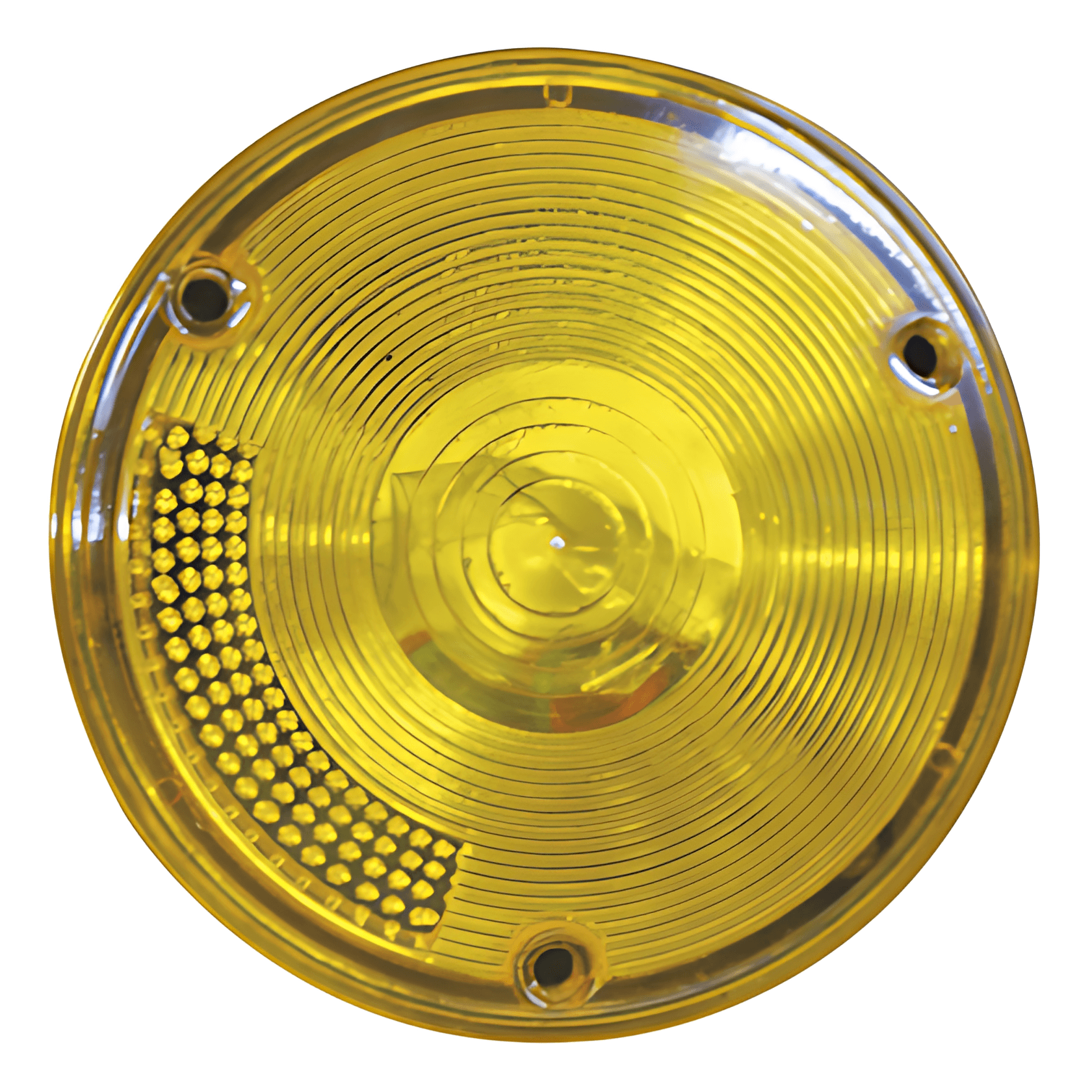 LANTERNA REDONDA AMARELA TRASEIRA COM VIGIA - ML0035F