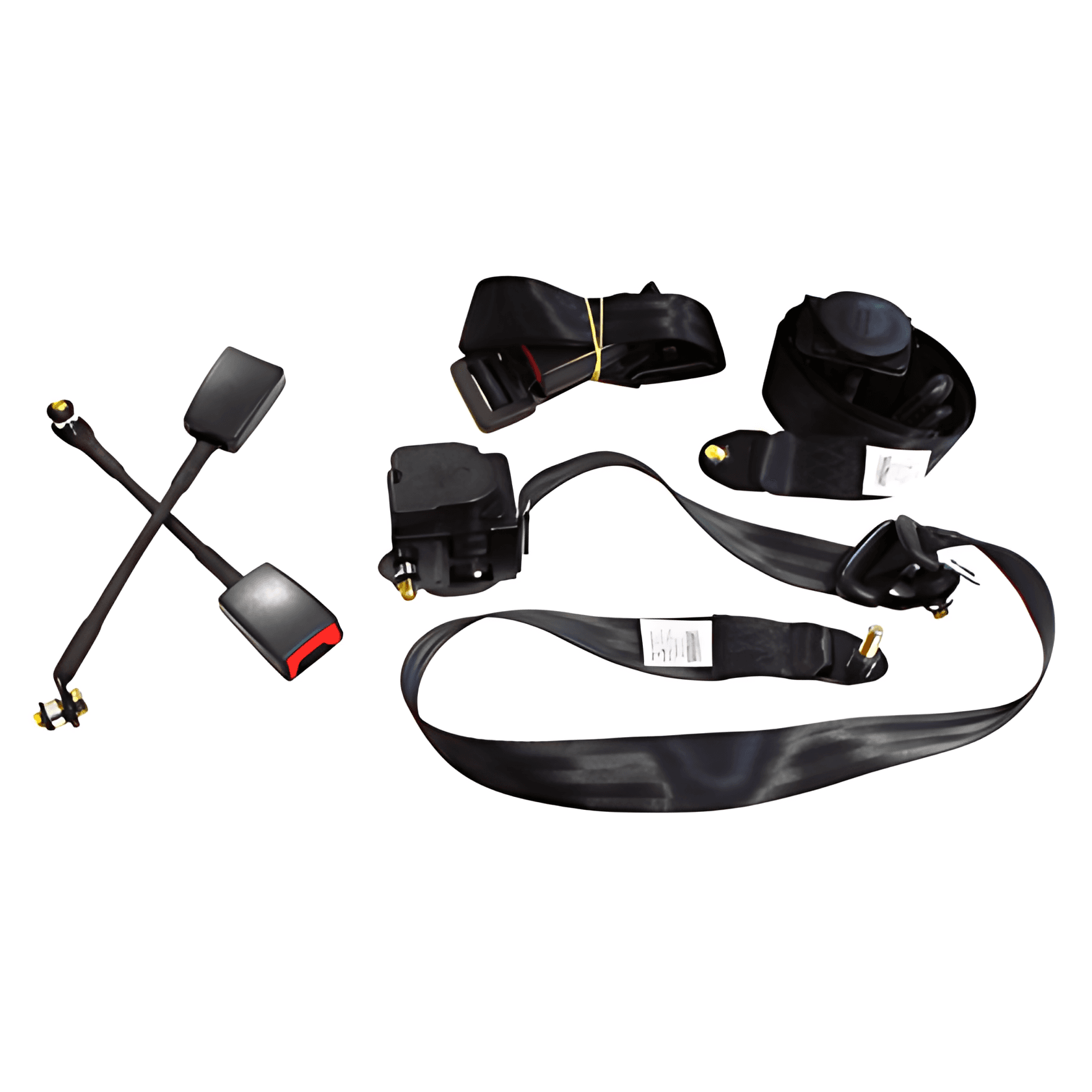 JOGO DE CINTO RETRATIL 3 PONTAS  VW    PRETO - ML0190AX