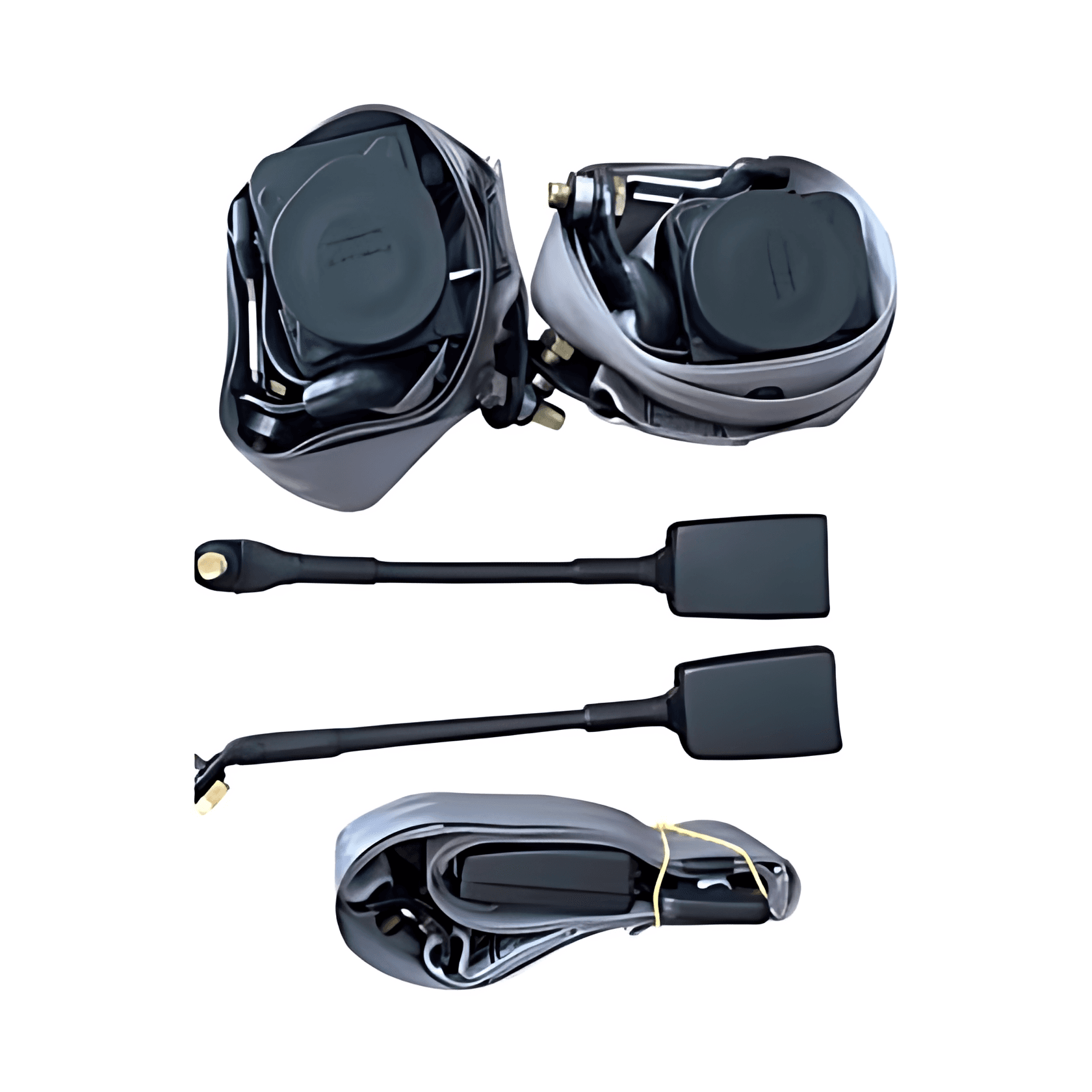 JOGO DE CINTO RETRATIL 3 PONTAS  VW CINZA ESCURO - ML0190B