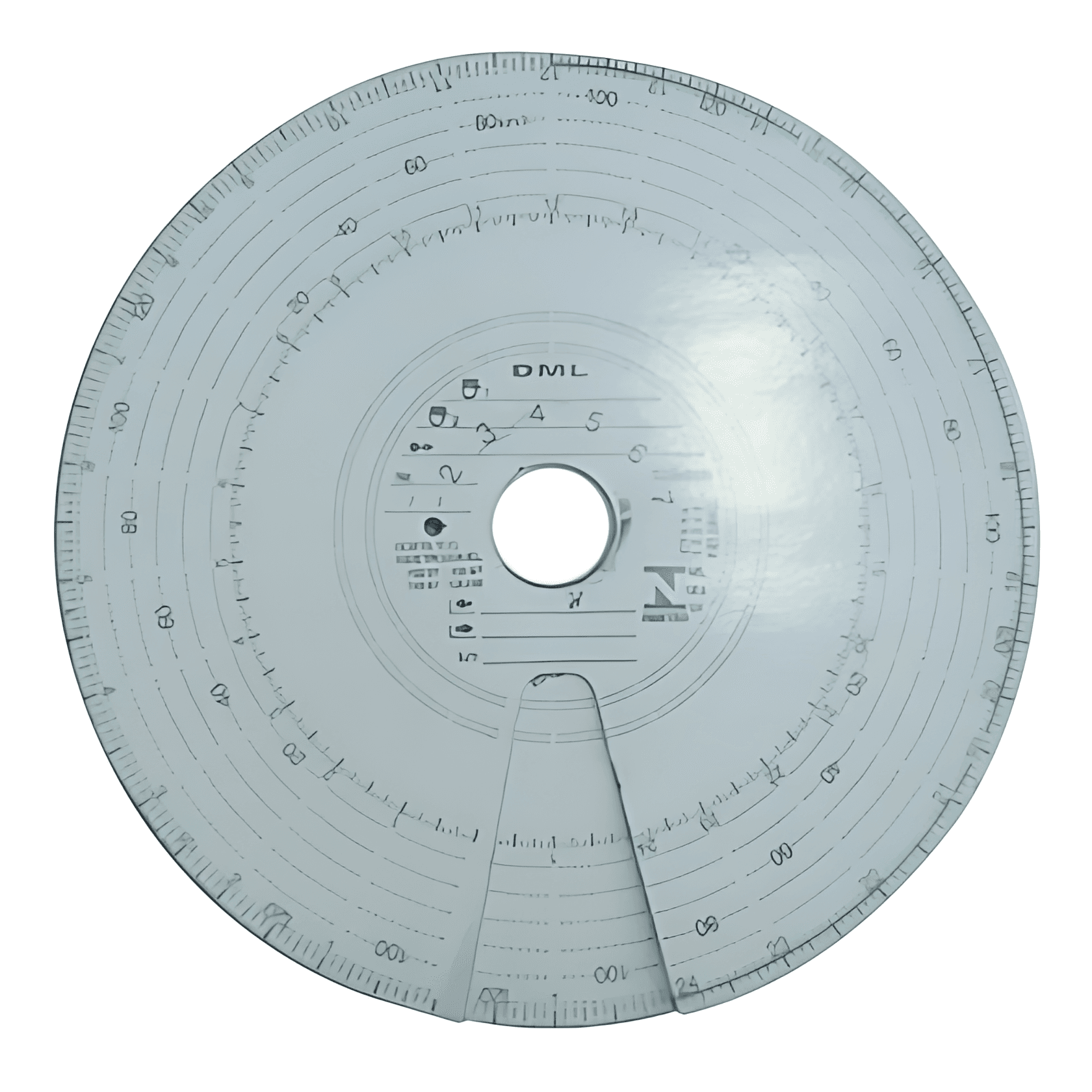 DISCO TACOGRAFO SEMANAL 125 KM 7 DIAS - DML001