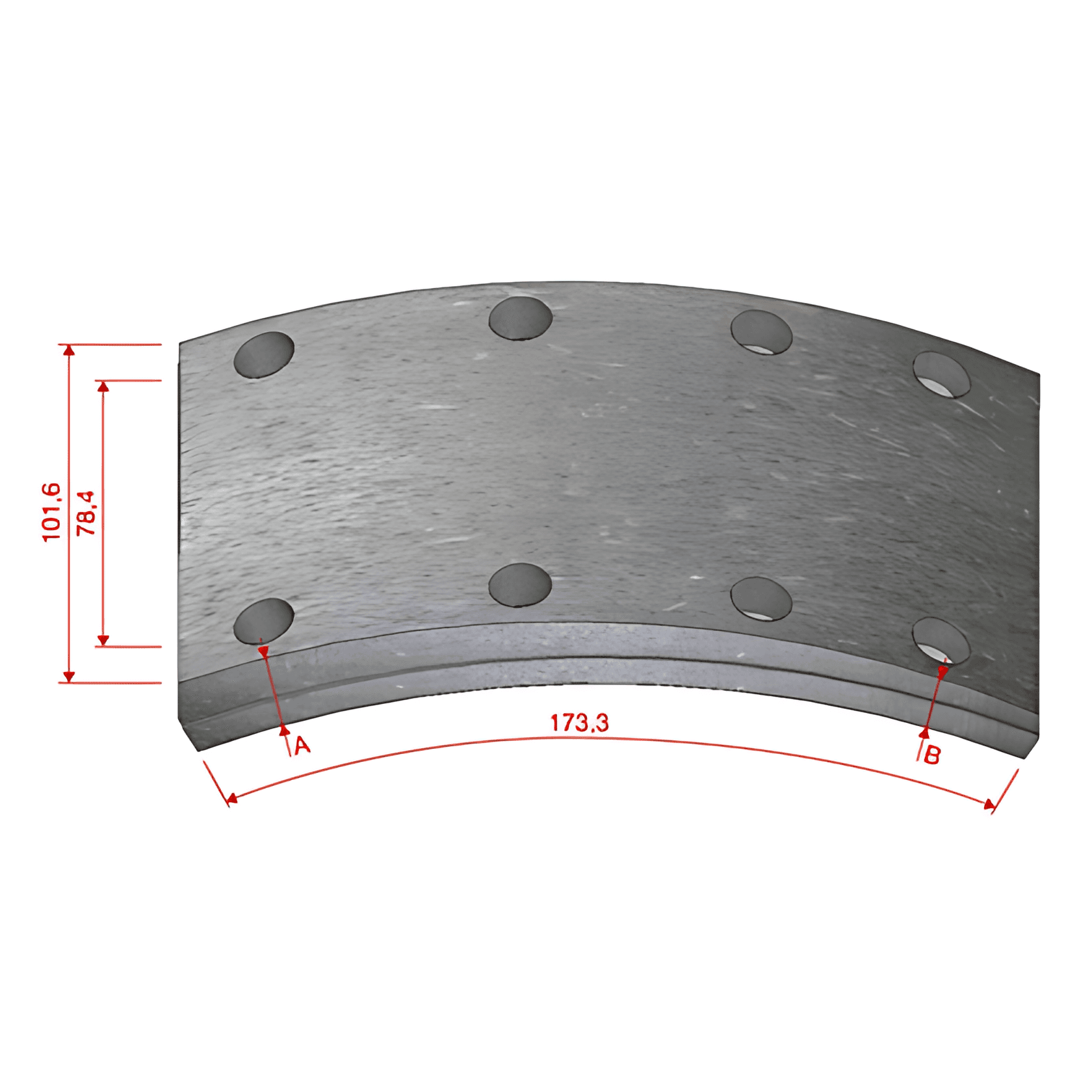 LONA FREIO DIANTEIRO DFW983DNA28 STD - T12698161
