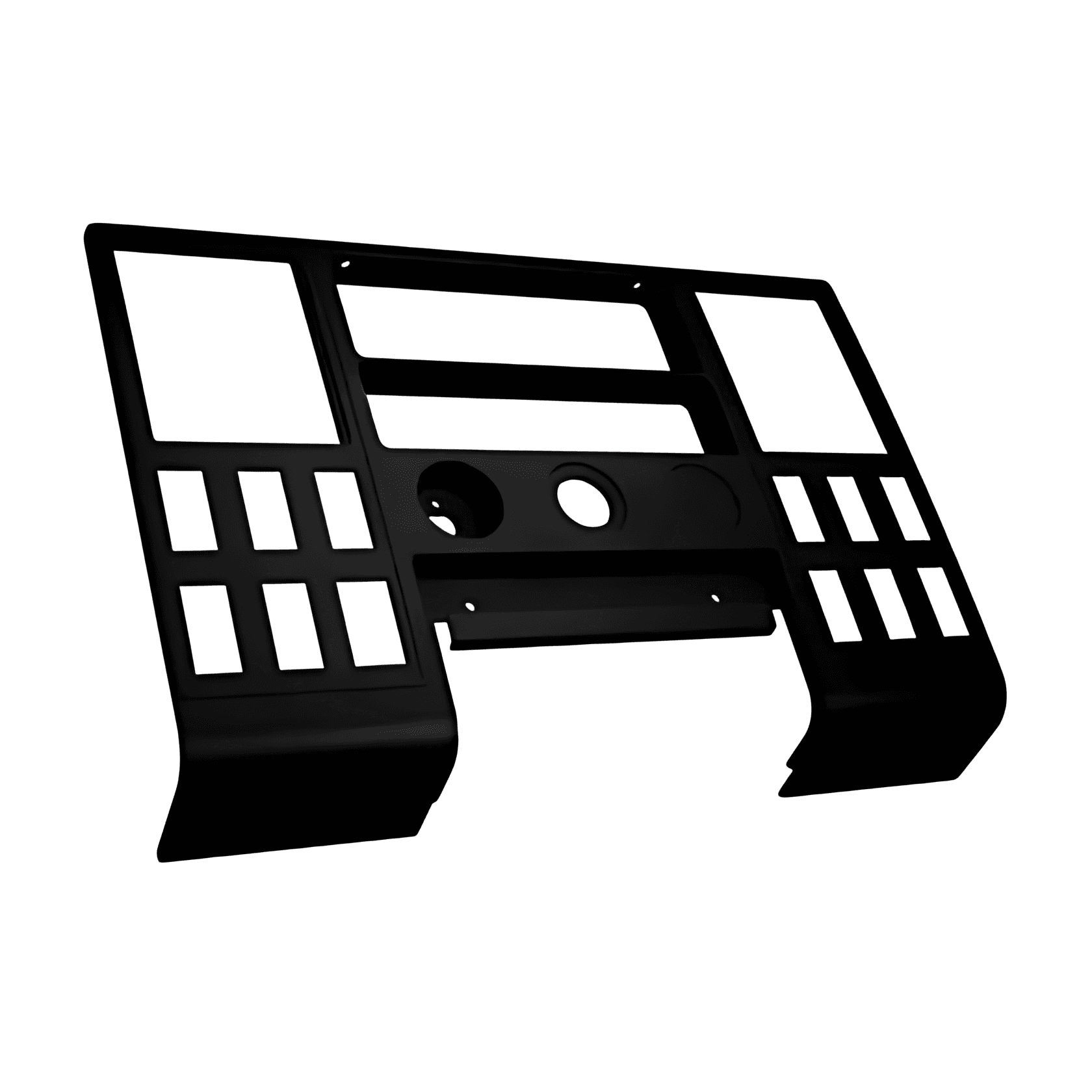 PAINEL RADIO PRETO - 1C4510B838AA