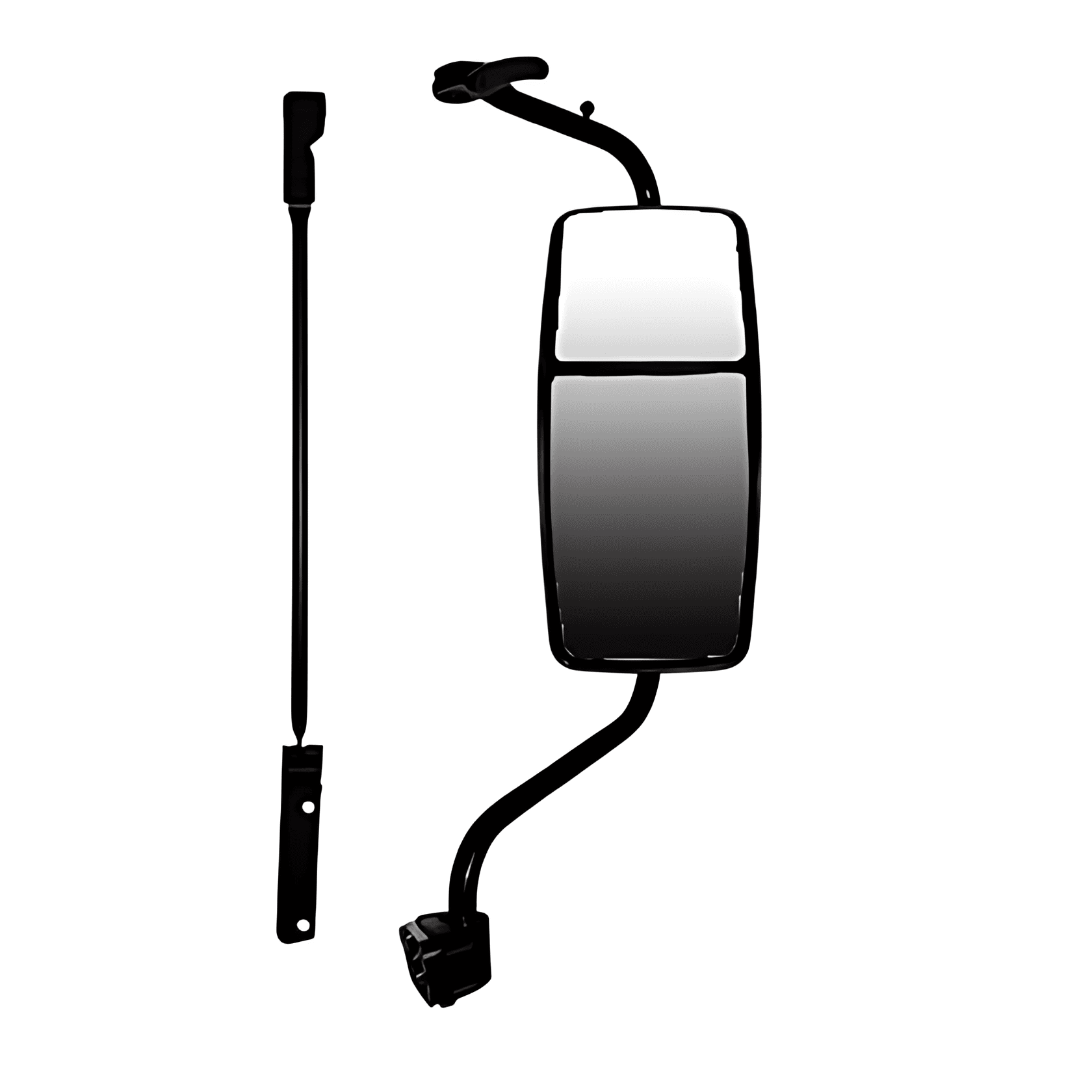 CONJUNTO ESPELHO RETROVISOR LD BIPARTIDO ELETRICO CONVEXO - 2S2857502AM