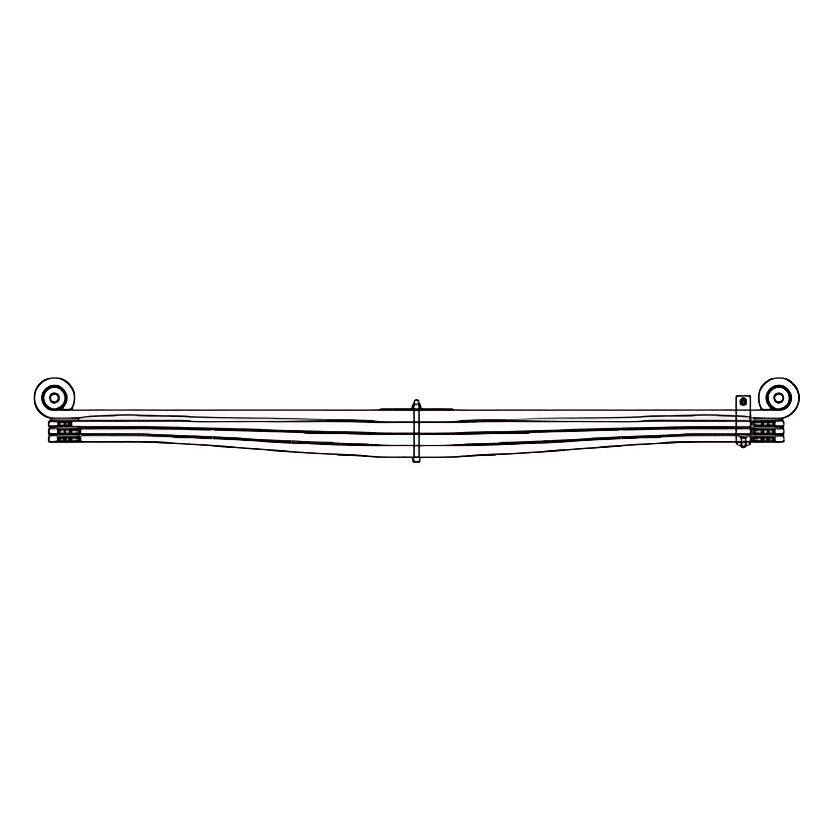 FEIXE MOLA TRASEIRA 4 LAMINAS - JMB2452FX