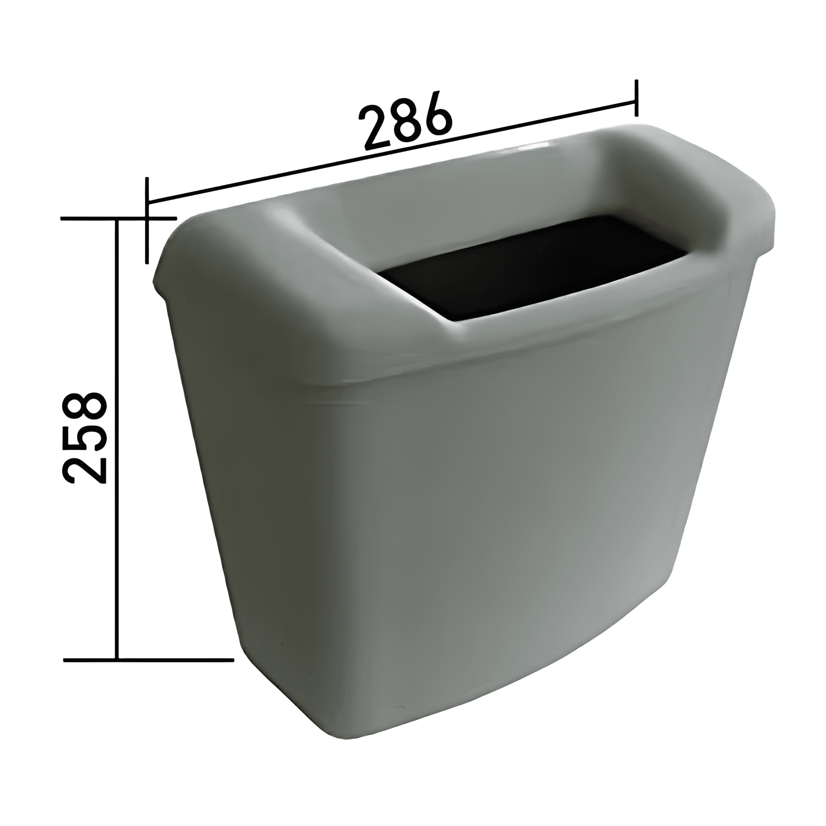 LIXEIRA PEQUENA MICRO COM SUPORTE METALICO - 02316239