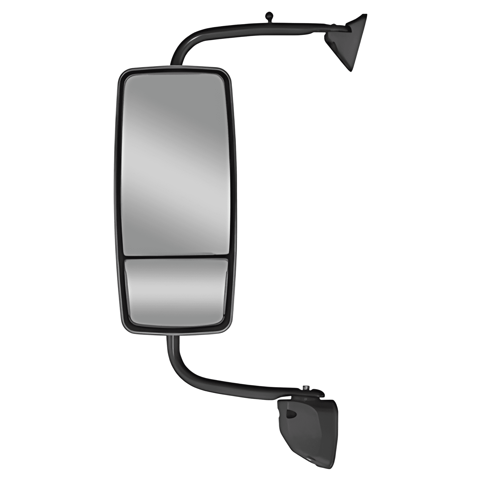 CONJUNTO ESPELHO RETROVISOR LE BIPARTIDO MANUAL SEM DESEMBACADOR CONVEXO - BC4517683AC