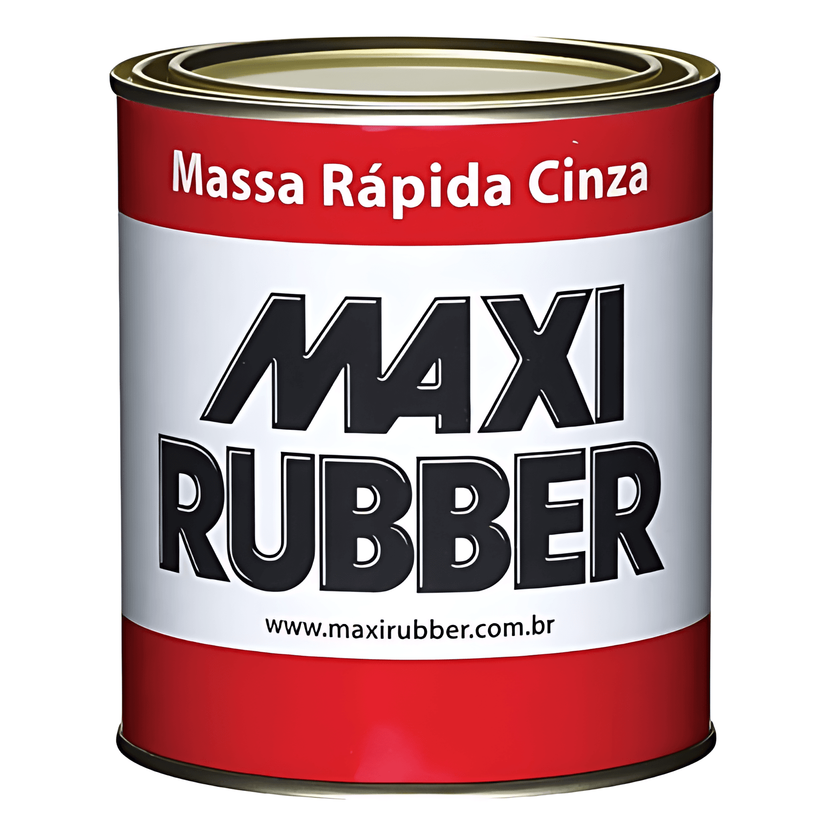 MASSA RAPIDA CINZA MAXI RUBBER - MR01002