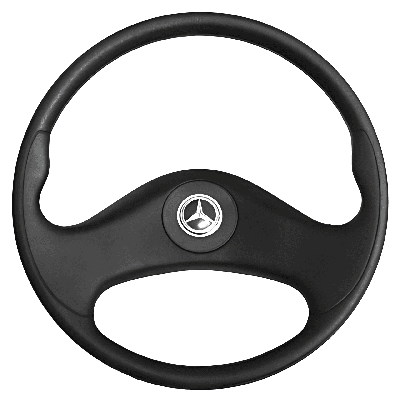 VOLANTE DIRECAO  COM TAMPA  ( PRETO 430MM ) - 6884647101