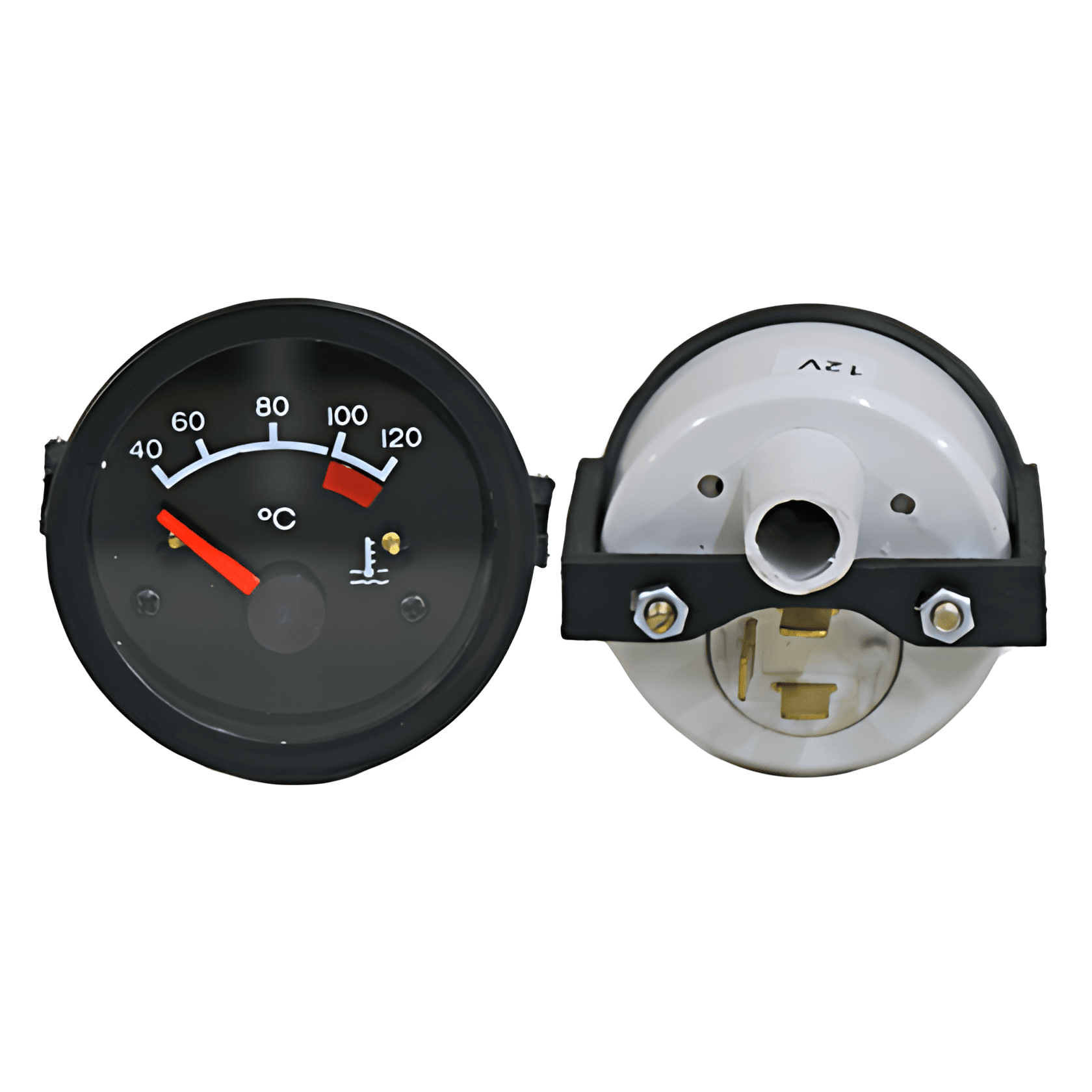 RELOGIO INDICADOR DE TEMPERATURA ELÉTRICO 40-120°C 12V - 60MM - 20301