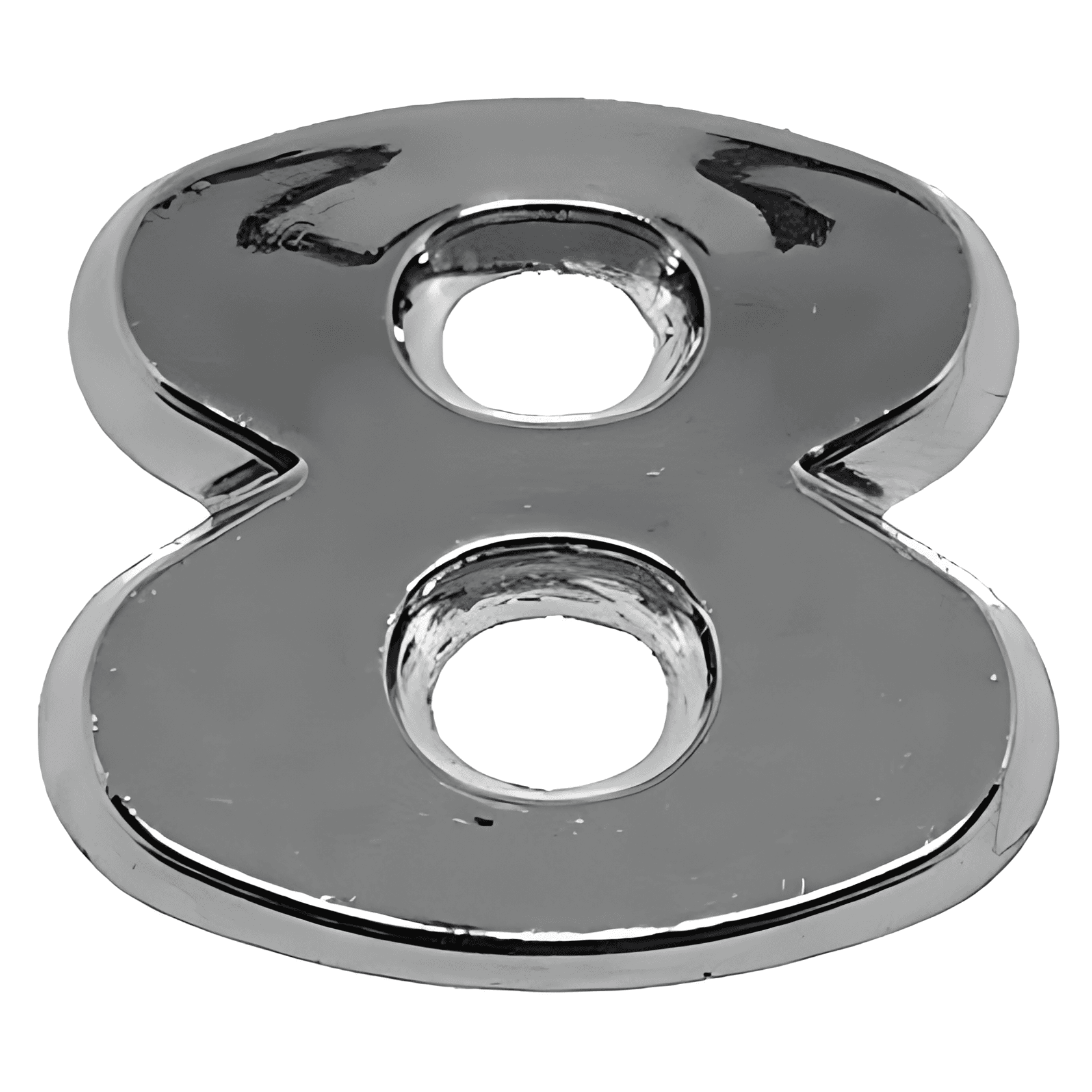 NUMERO 8 CROMADO PONTENCIA VW - ML3388