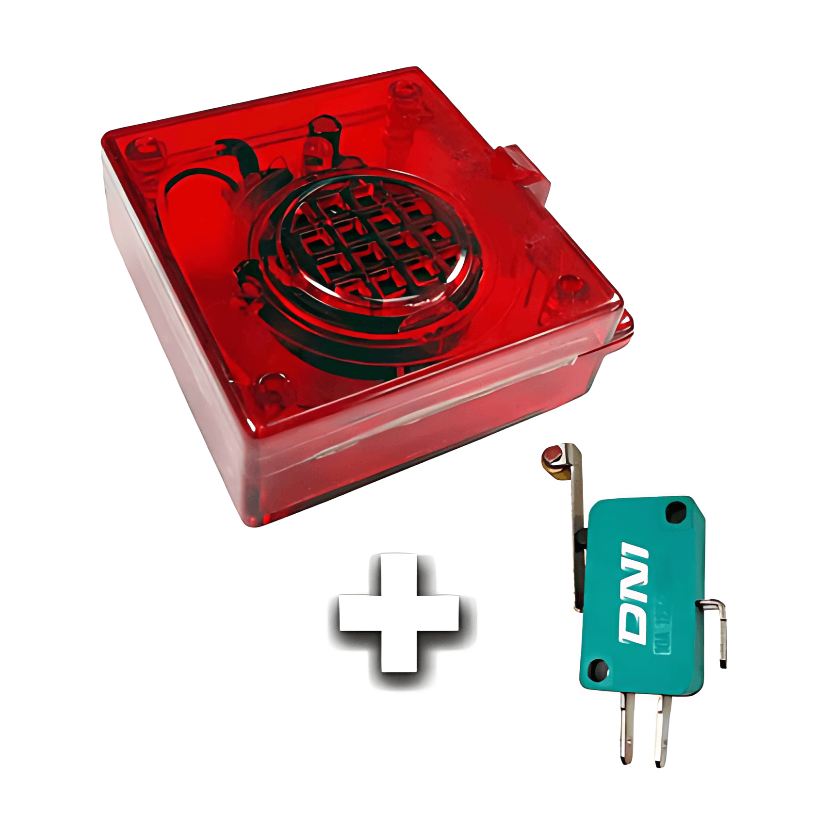 KIT ALARME SINALIZADOR SONORO VISUAL CAMINHOES BASCULANTE - DNI0526