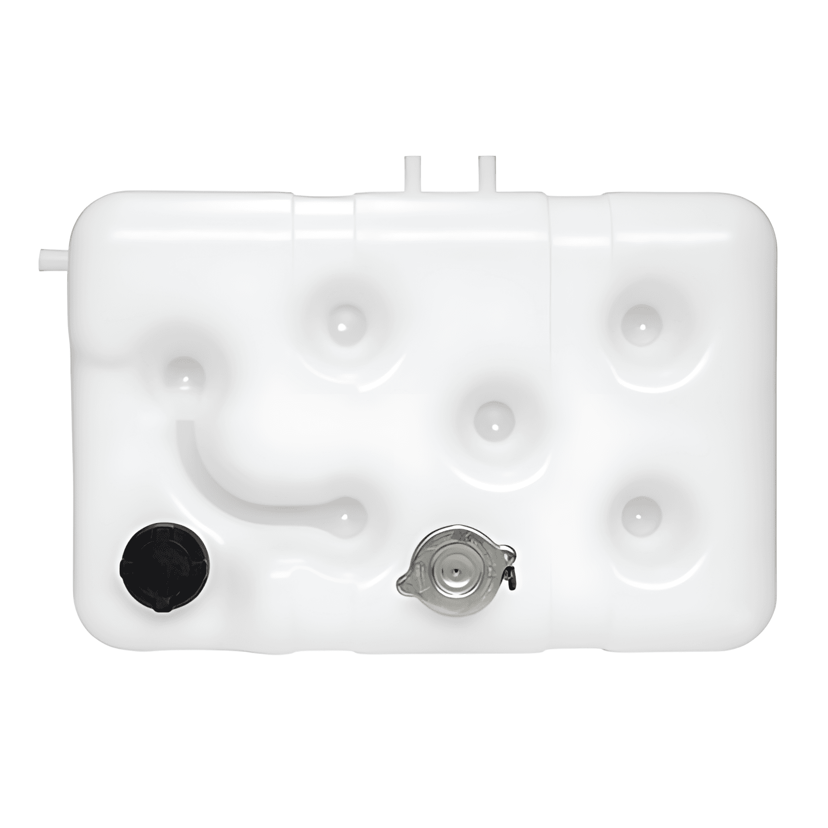 RESERVATORIO AGUA RADIADOR COM TAMPA PLASTICA  METALICA ORIGINAL - MP008001