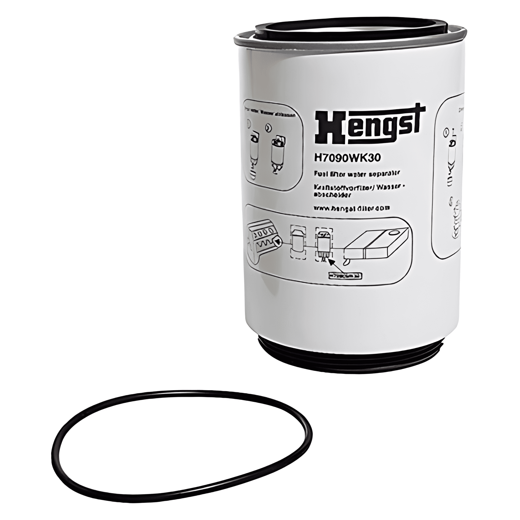FILTRO COMBUSTIVEL SEP AGUA S/ COPO - MPH7090WK30