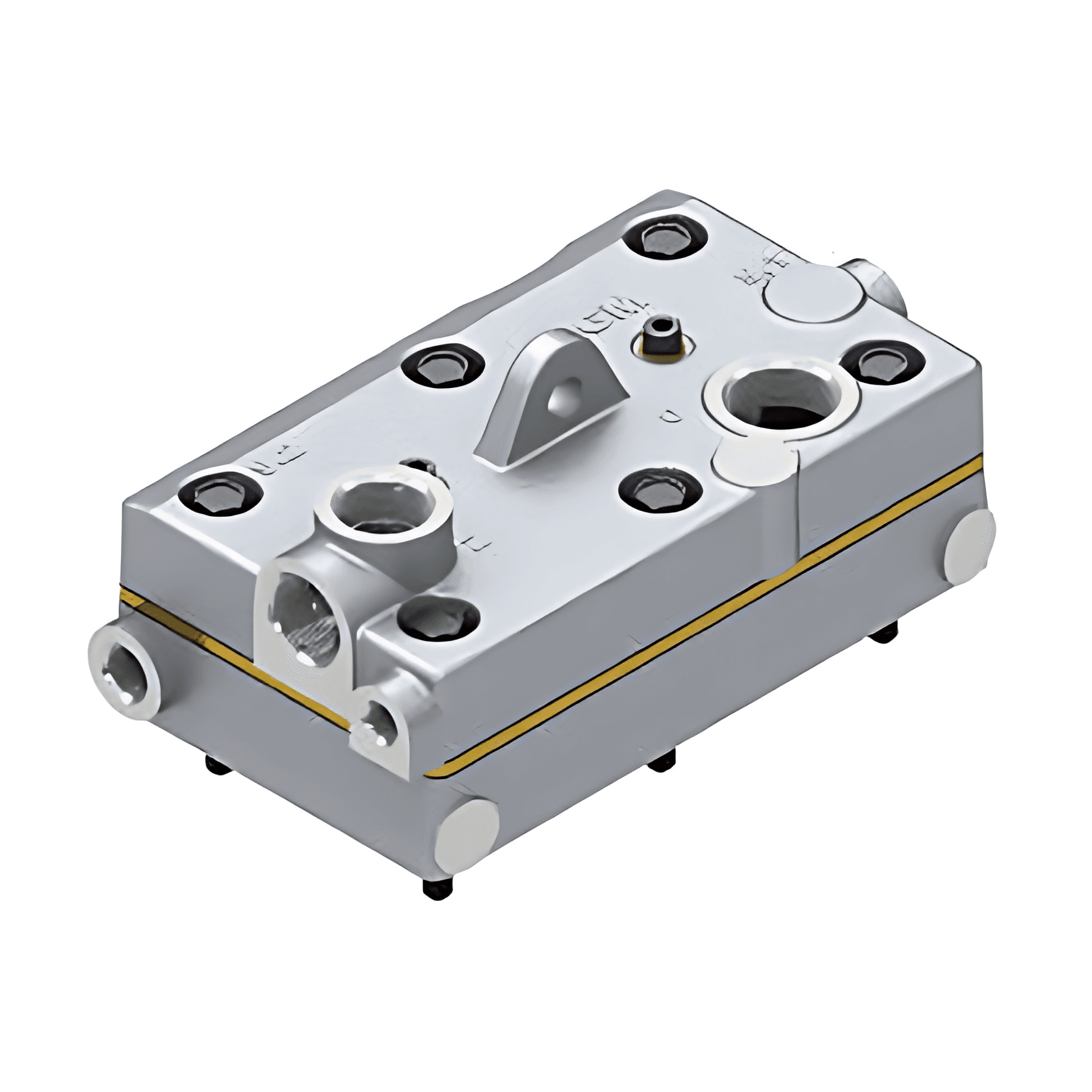 CONJUNTO CABECOTE COMPRESSOR MBB AXOR / O500 OM457 2CIL. - KGM1251