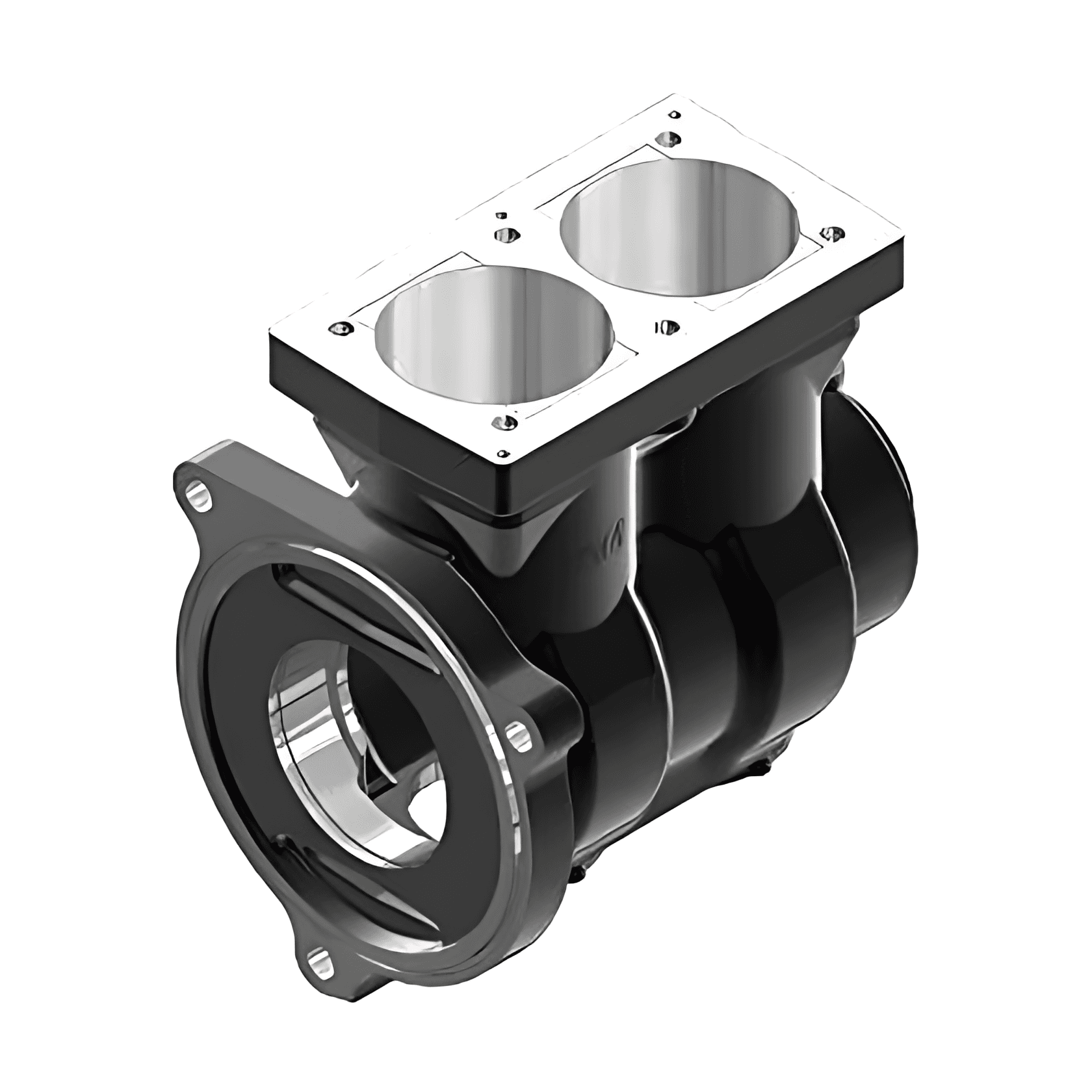 BLOCO COMPRESSOR VOLVO DUPLO CIL. - 9125120132