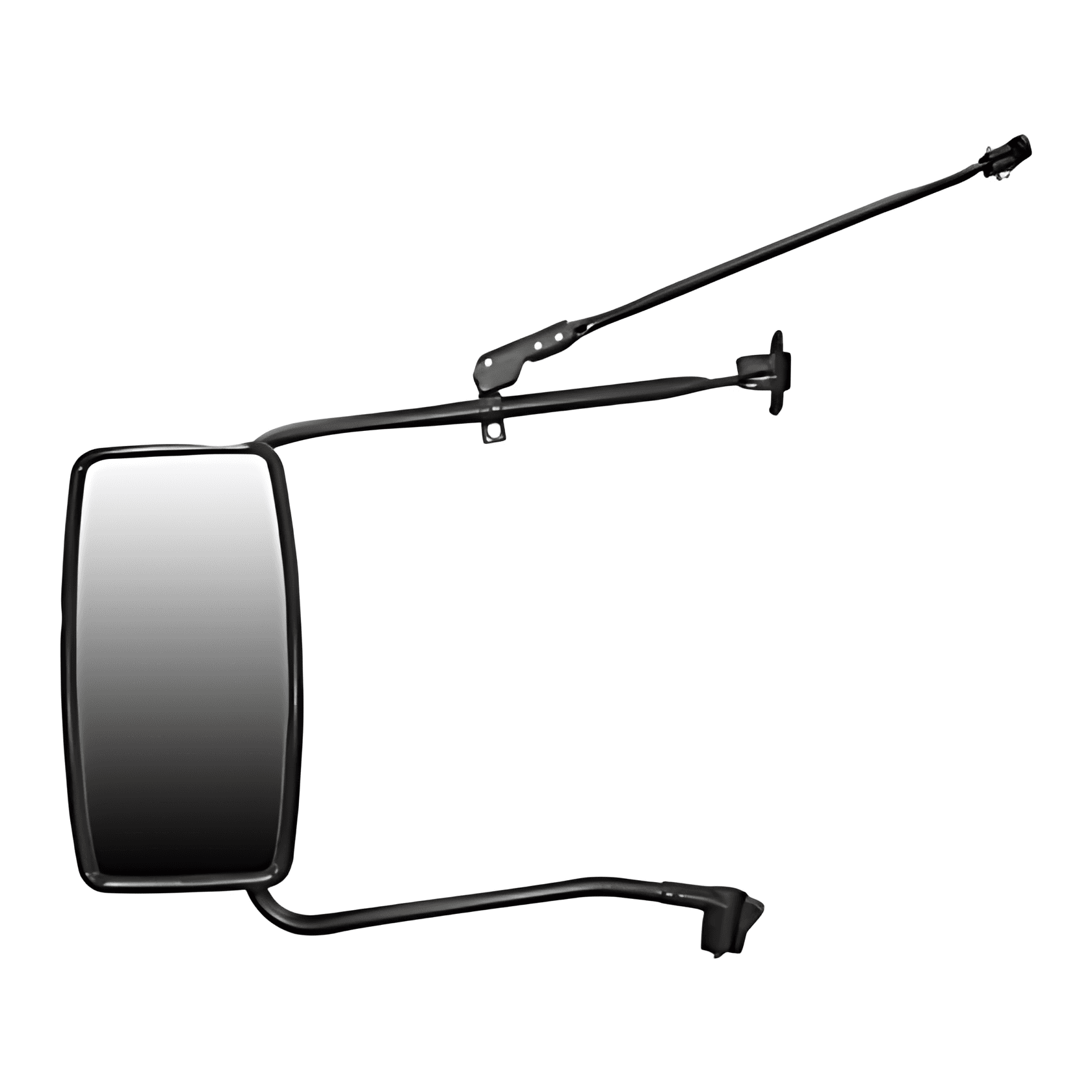 CONJUNTO ESPELHO RETROVISOR LD MANUAL CONVEXO - 2T0857514A
