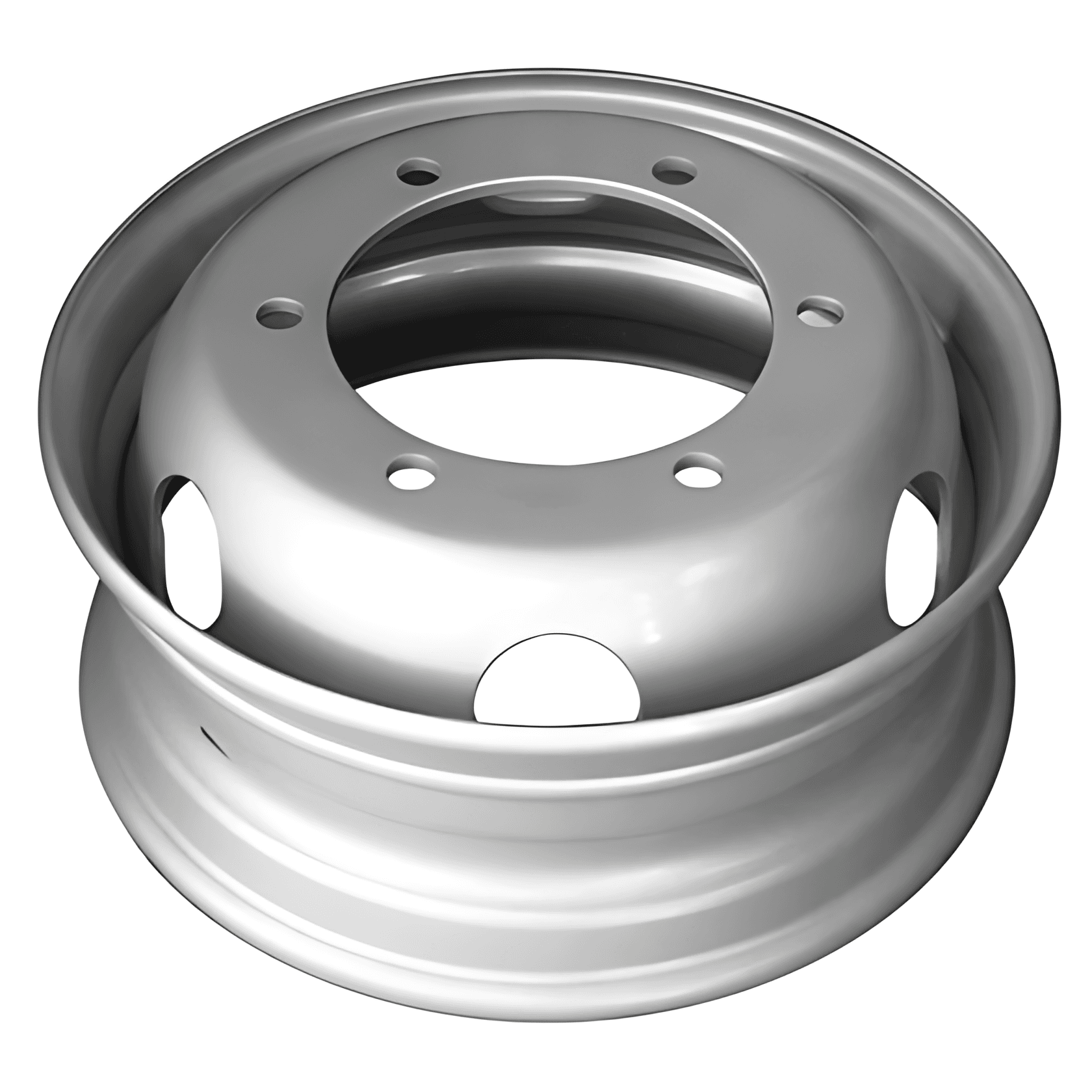 RODA DISCO 6,75 x 17,5 SEM CAMARA 6 FUROS RETO PNEU 225 - 23B601027A