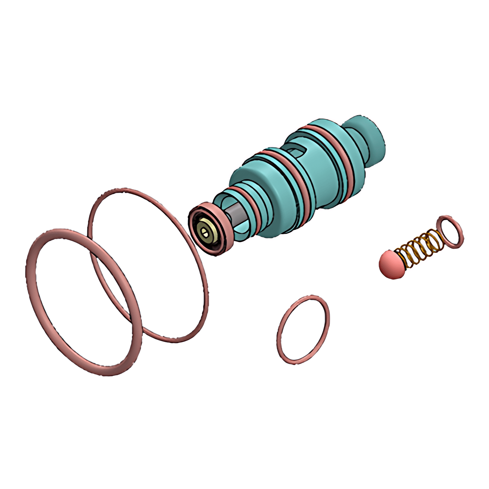 REPARO VALVULA RETENCAO DUPLA MACHO E FEMEA - RP050008