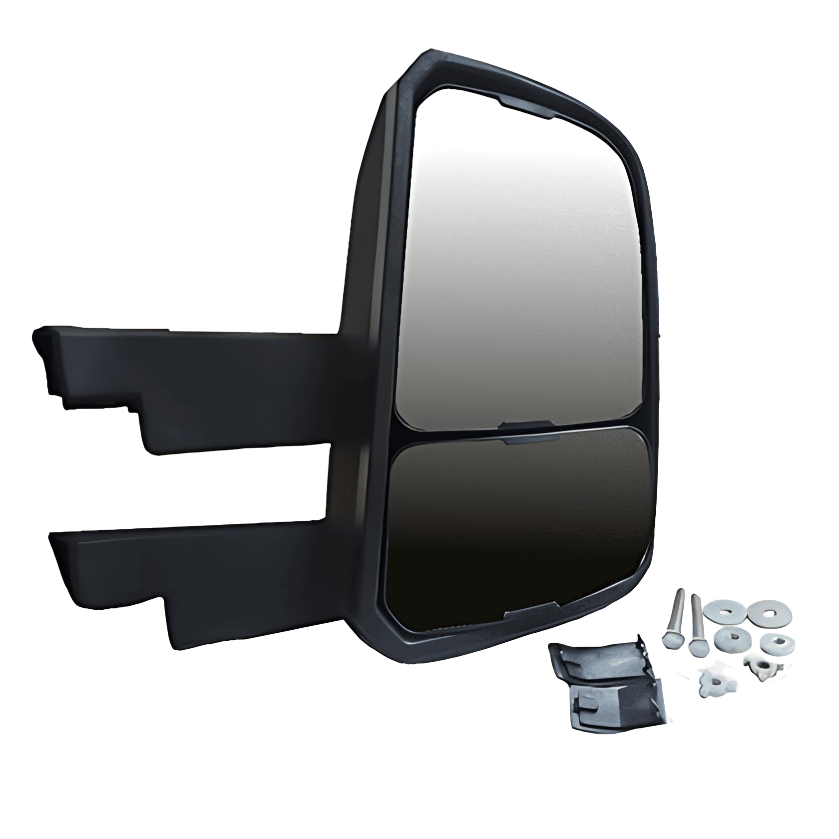 CONJUNTO ESPELHO RETROVISOR LD MANUAL BIFOCAL CONVEXO - 23B857514C