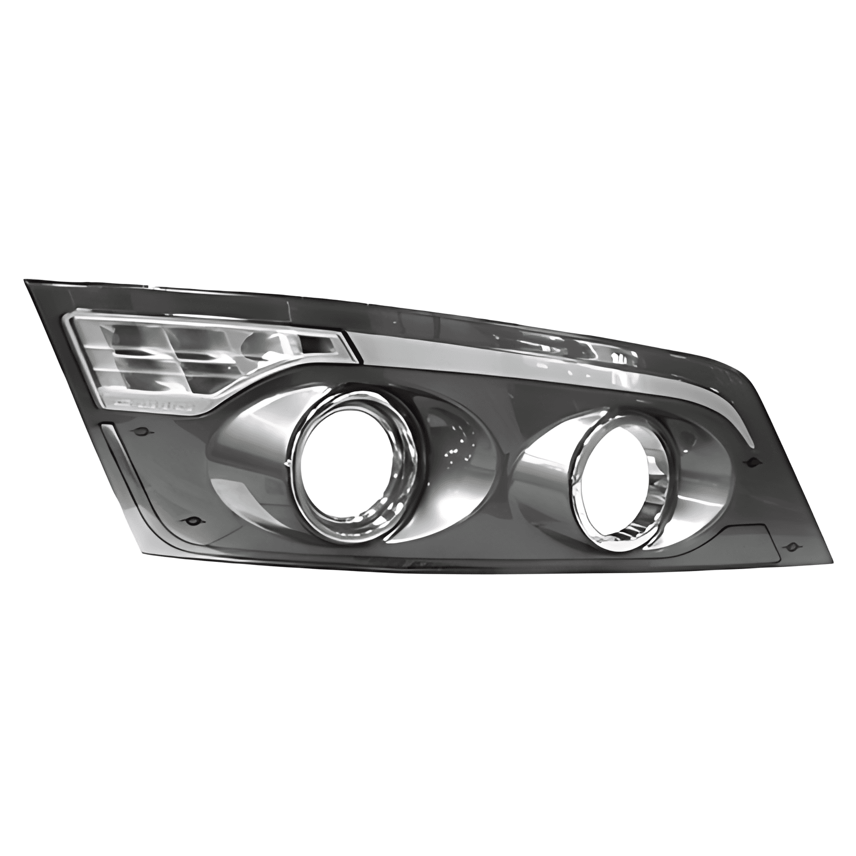 CONJUNTO MOLDURA DIANTEIRA LD COM PISCA DRL GUIA LUZ LED 24V CAIO ORIGINAL - 79484003