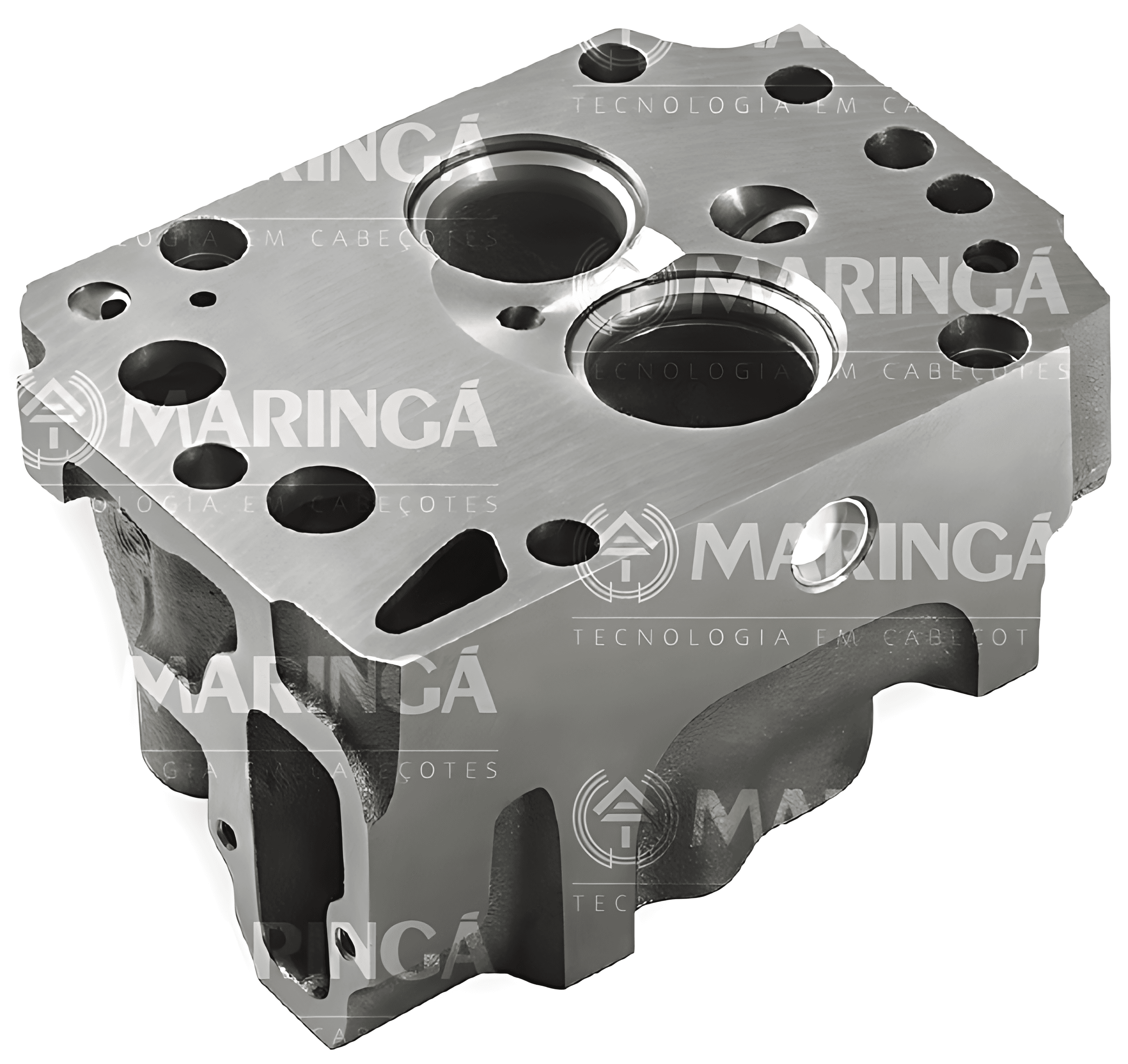 CABECOTE MOTOR MBB OM447/449 C/ TOP BRAKE  SEM VALVULAS - MB011