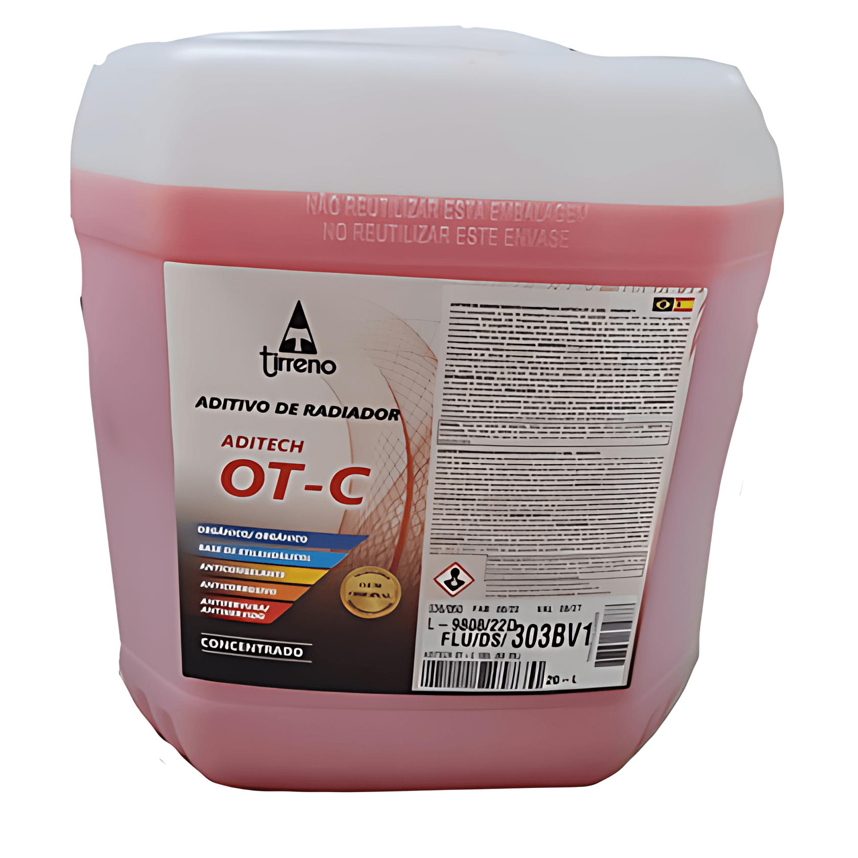ADITIVO ORGANICO 20 LITROS CONCENTRADO LARANJA - FLUDS303BV1