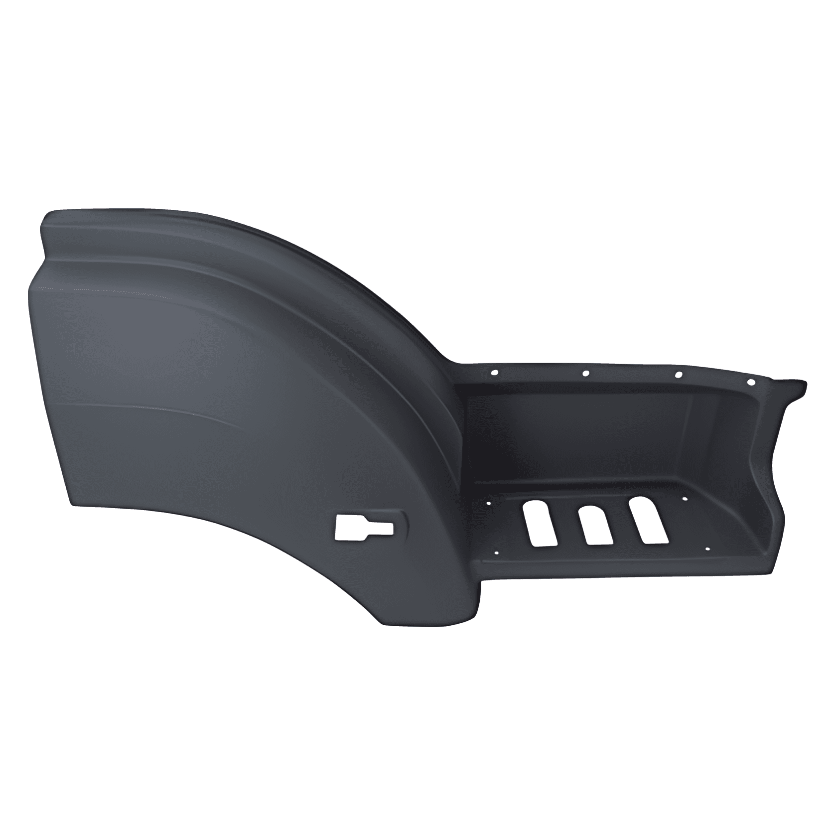 PARALAMA ESTRIBO LD SEM FURO RTM ( PLASTICO INJETADO ) - 0409