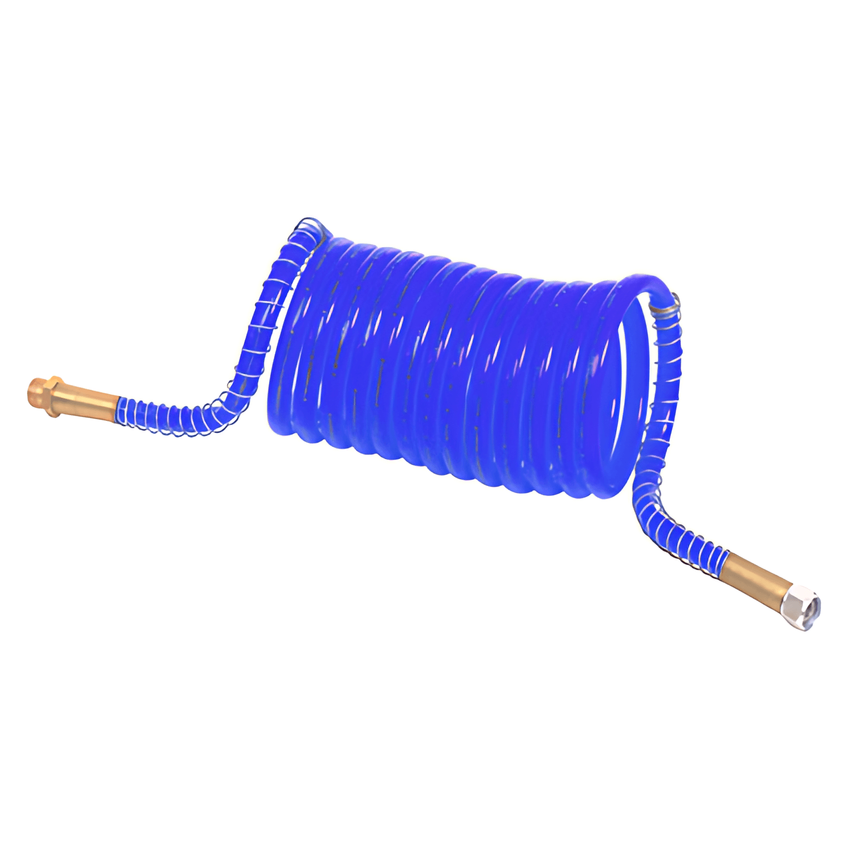 MANGUEIRA ESPIRAL PA 12 C/TRAMA 4,50 MF M16x1,5 x FG M16x1,5 BI-TREM AZUL - 082045BITRTAZ