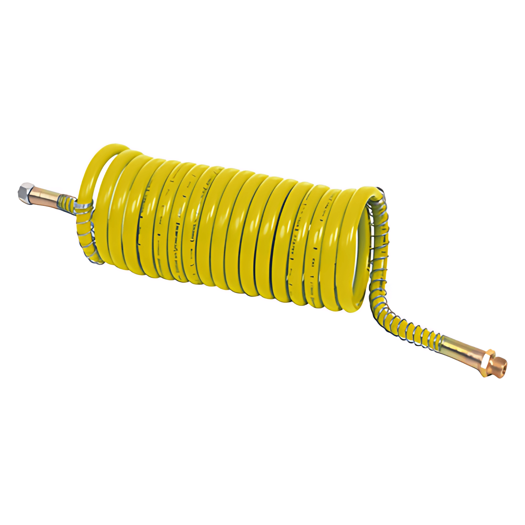 MANGUEIRA ESPIRAL PA 12 C/TRAMA 6,50 MF M16x1,5 x FG M16x1,5 BI-TREM AMARELO - 082065BITRTAM