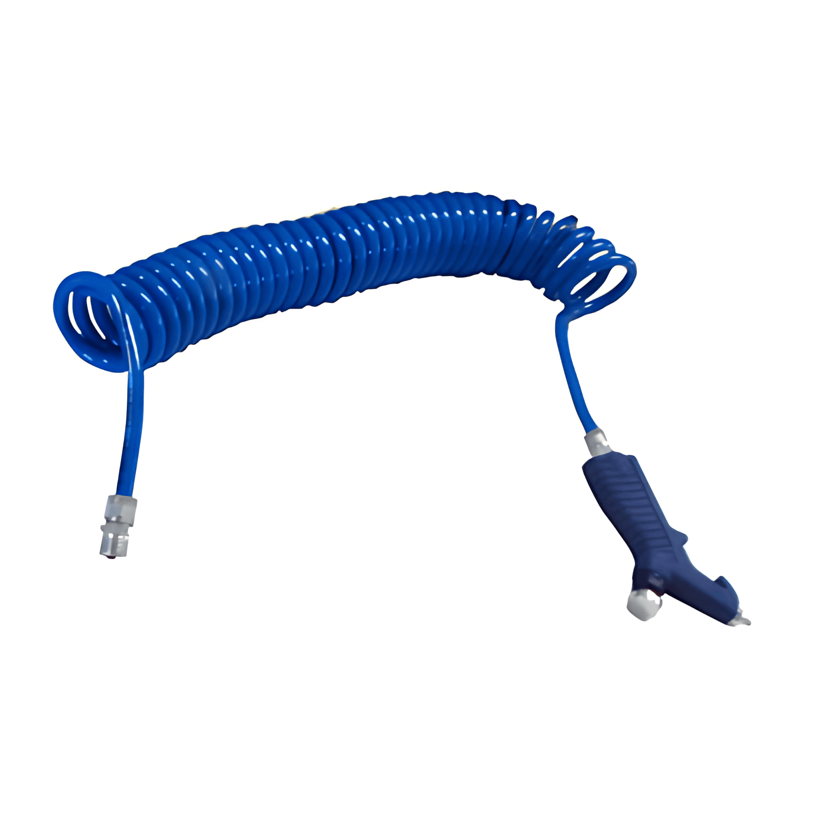 MANGUEIRA ESPIRAL EM PU 1/4 NPT (5,00M) C/ PISTOLA COR AZUL - 0830B014LCAZ