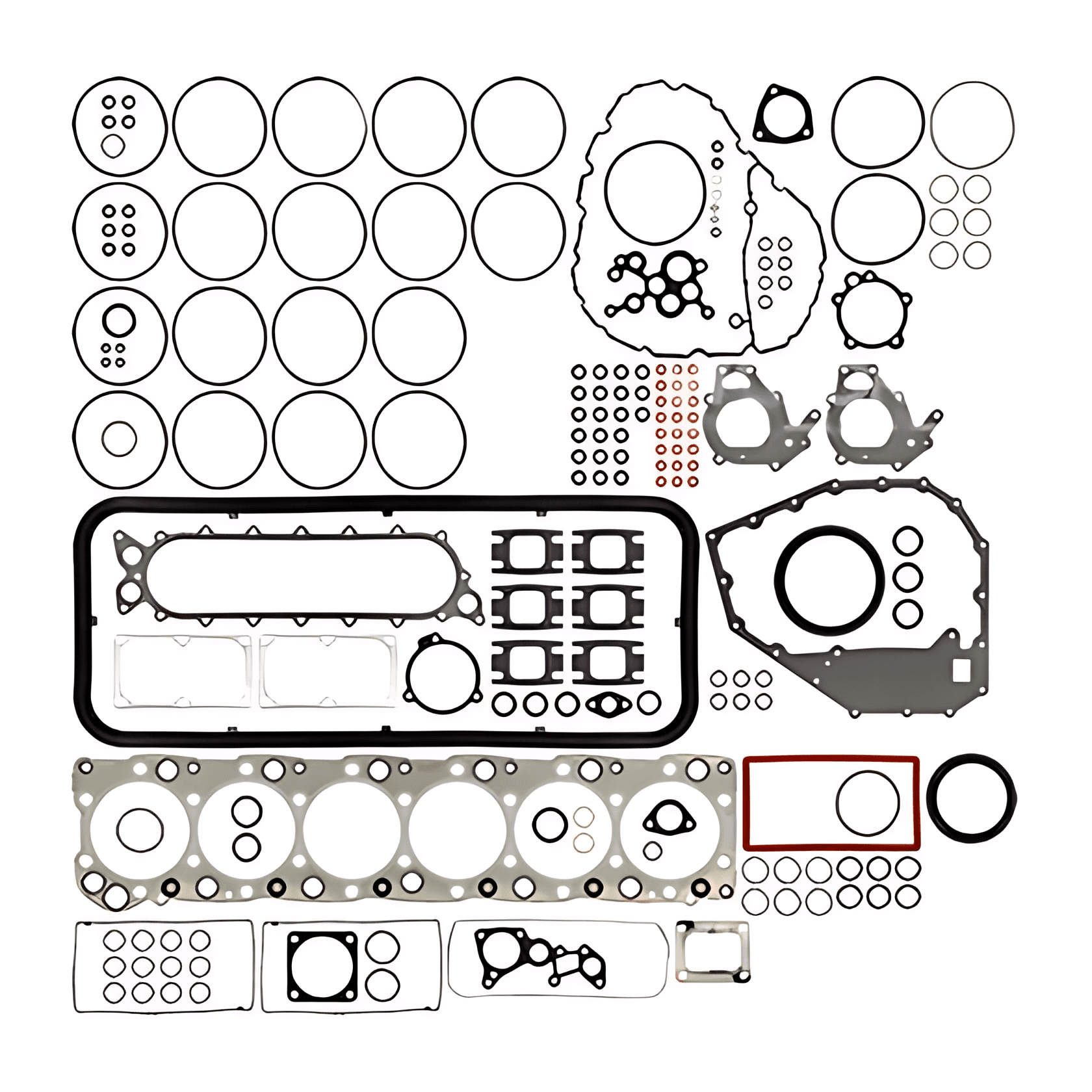 JOGO JUNTA MOTOR COM RETENTOR FORD CARGO CURSOR 10 420CV - 013406002