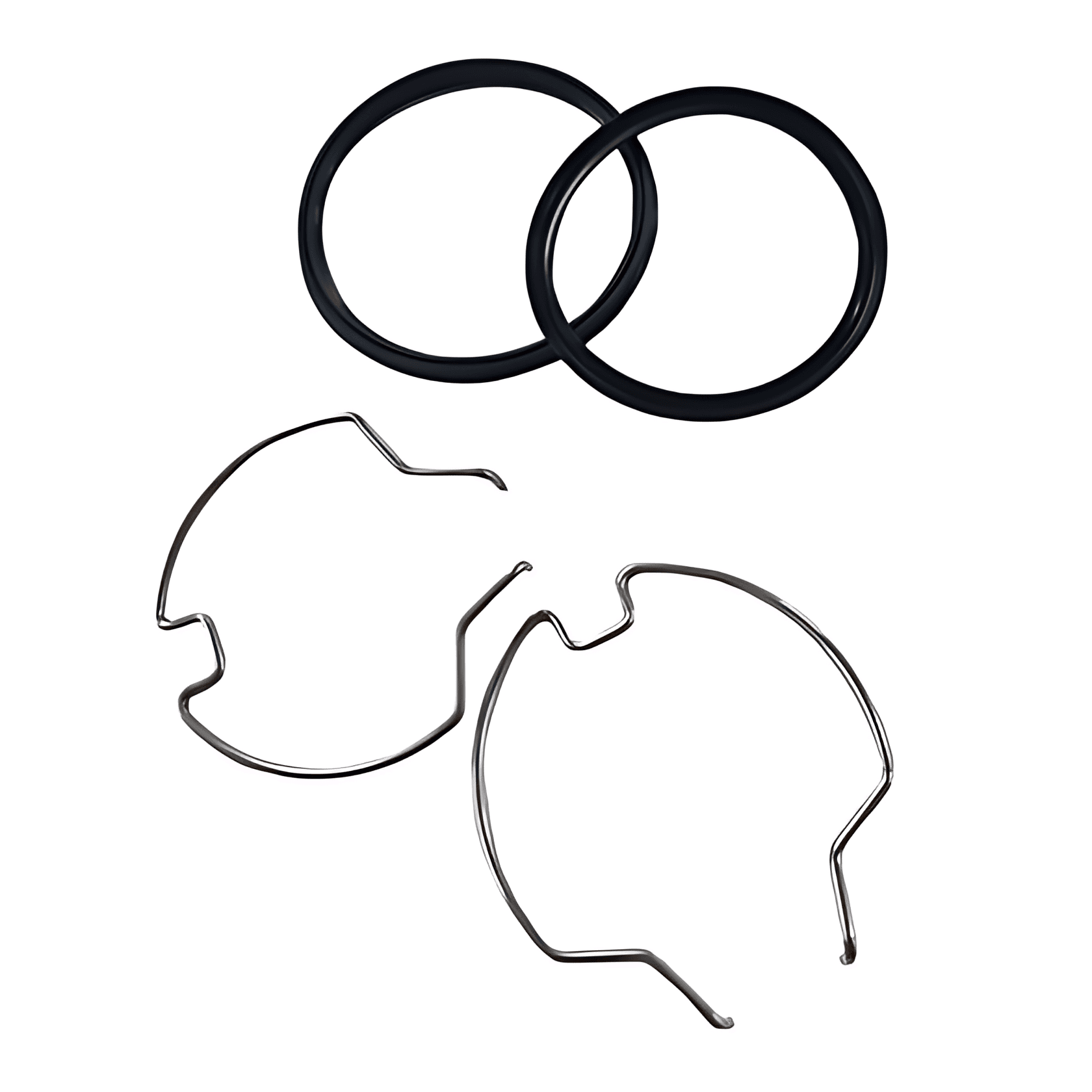 KIT ANEL E TRAVA MANGUEIRA INTERCOOLER SPRINTER (PRETA) - 0623