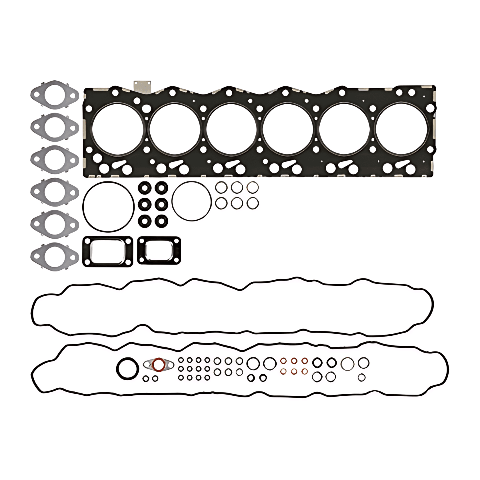 JOGO JUNTA SUPERIOR MOTOR COM RETENTOR CUMMINS ISB 6 5.9 - 023641501