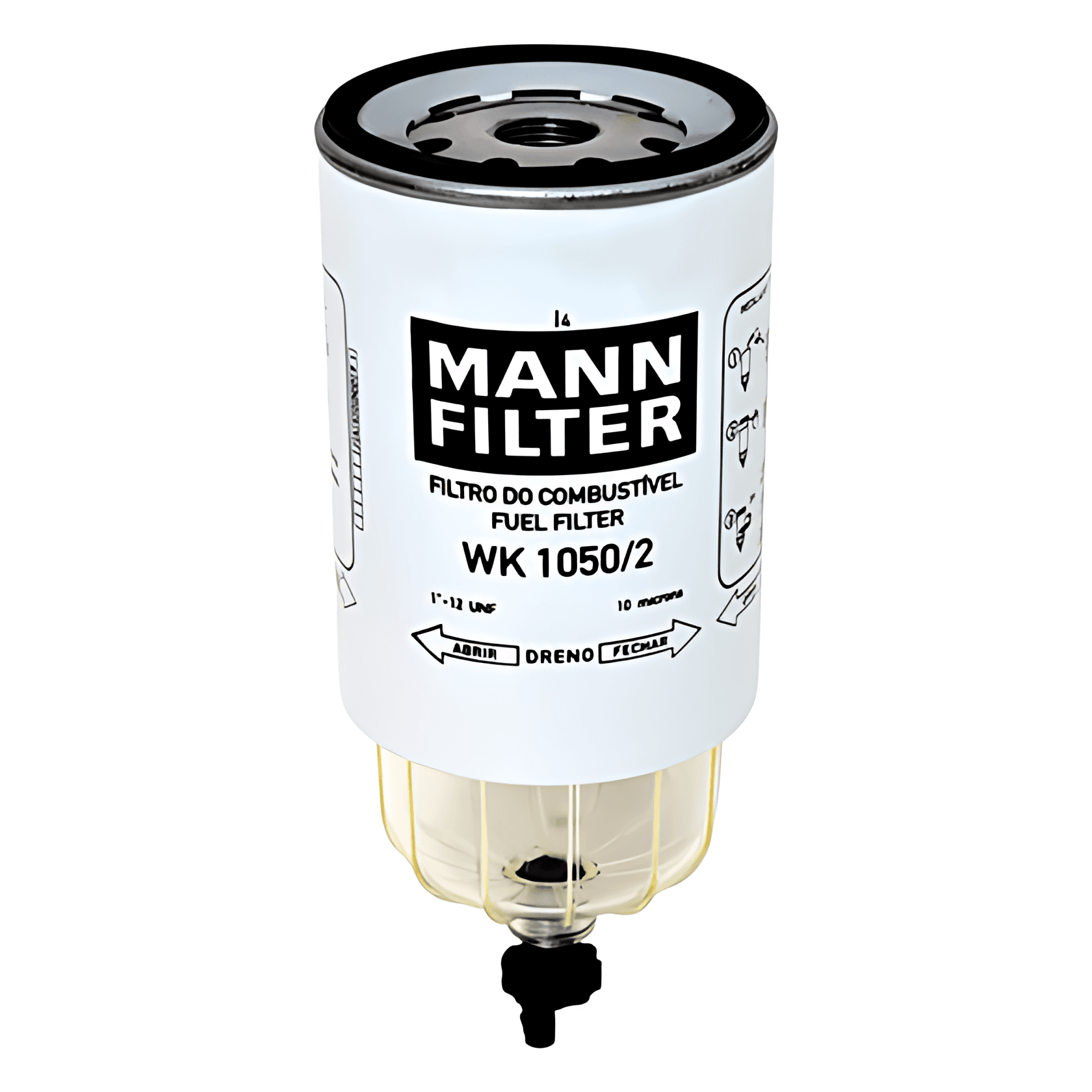 FILTRO BLINDADO SEPARADOR  AGUA COM COPO - WK1050/2