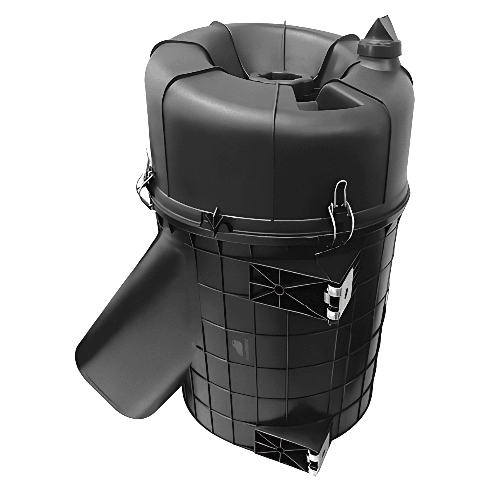 CONJUNTO FILTRO AR ( TAMPA ALTA ) SEM ELEMENTO PLASTICO - 000982