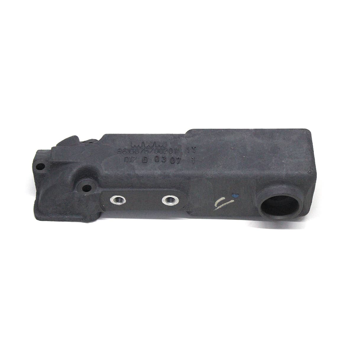 CARCACA VALVULA TERMOSTATICA VW MOTOR MWM X10 4CIL (PARA 2 VALVULAS) (COM 2 FUROS PARA SENSOR) - 941007570044E