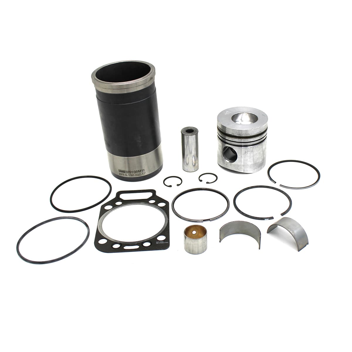 SUPER MASTER KIT PISTAO/CAMISA/ANEL/PINO/TRAVA/JUNTA CABECOTE/ANEL ORING/BRONZINA BIELA 0,25MM/BUCHA BIELA MOTOR MWM D229TD (PINO 35MM) (CAMARA DESCENTRALIZADA) (102MM) - 922980192998