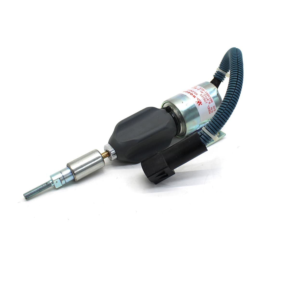 VALVULA SOLENOIDE 24V PARADA MOTOR VW MOTOR MWM (PLUG REDONDO) (4 FIOS) - 907120120010E